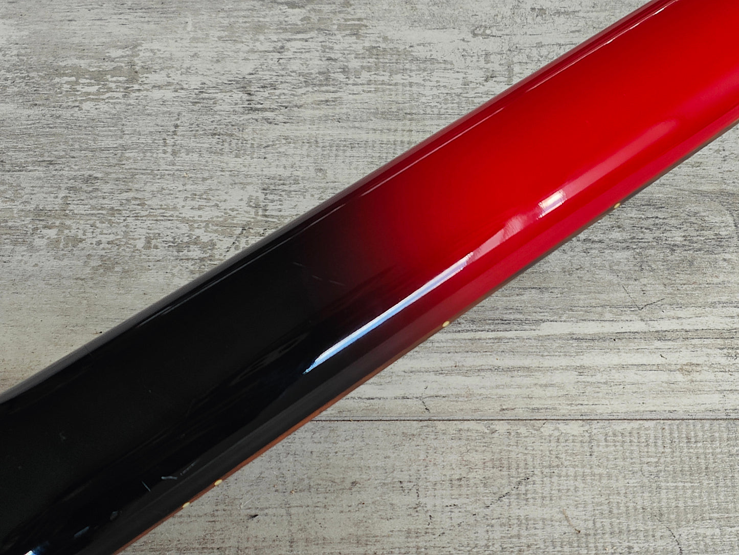 1990's Greco A-95FL (Ampeg AUB-1) Fretless Scroll Bass (Black/Red Sunburst)