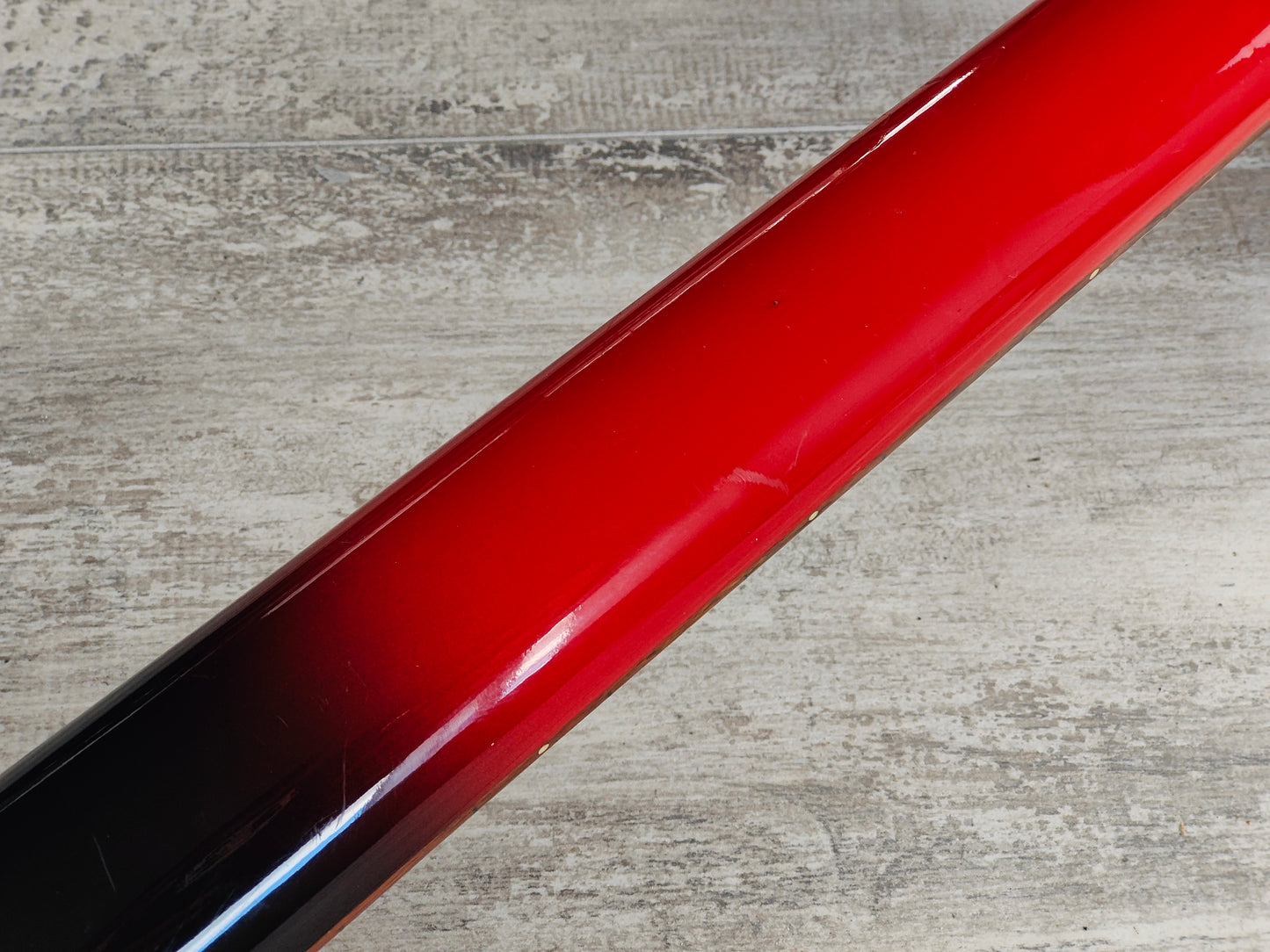 1990's Greco A-95 (Ampeg AUB-1) Scroll Bass (Black/Red Sunburst)