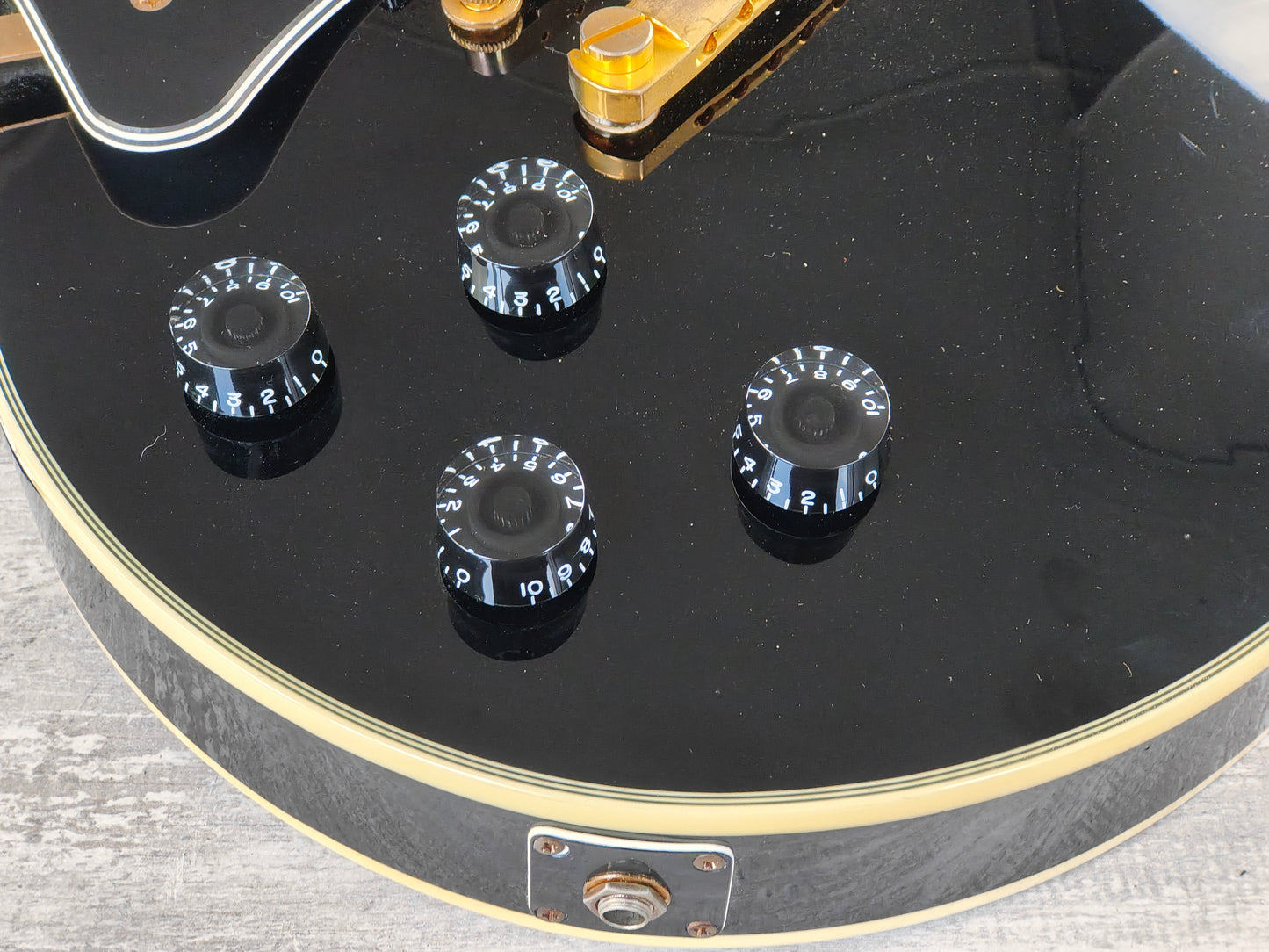2010 Tokai ALS60L Left Handed LH Les Paul Custom (Black)