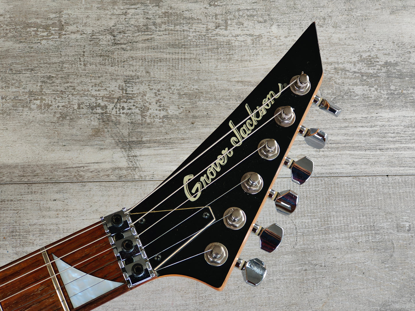 2005 Grover Jackson Stars Japan DK-03 HH Reverse Headstock Dinky (Amber Sunburst)