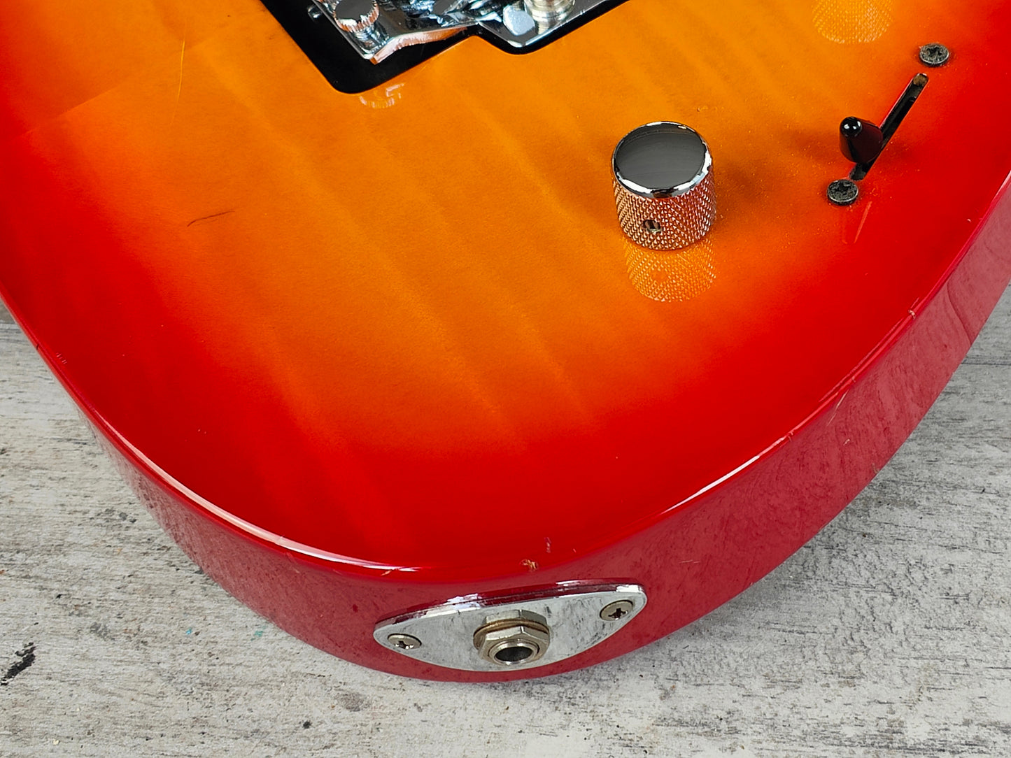 2005 Grover Jackson Stars Japan DK-03 HH Reverse Headstock Dinky (Amber Sunburst)
