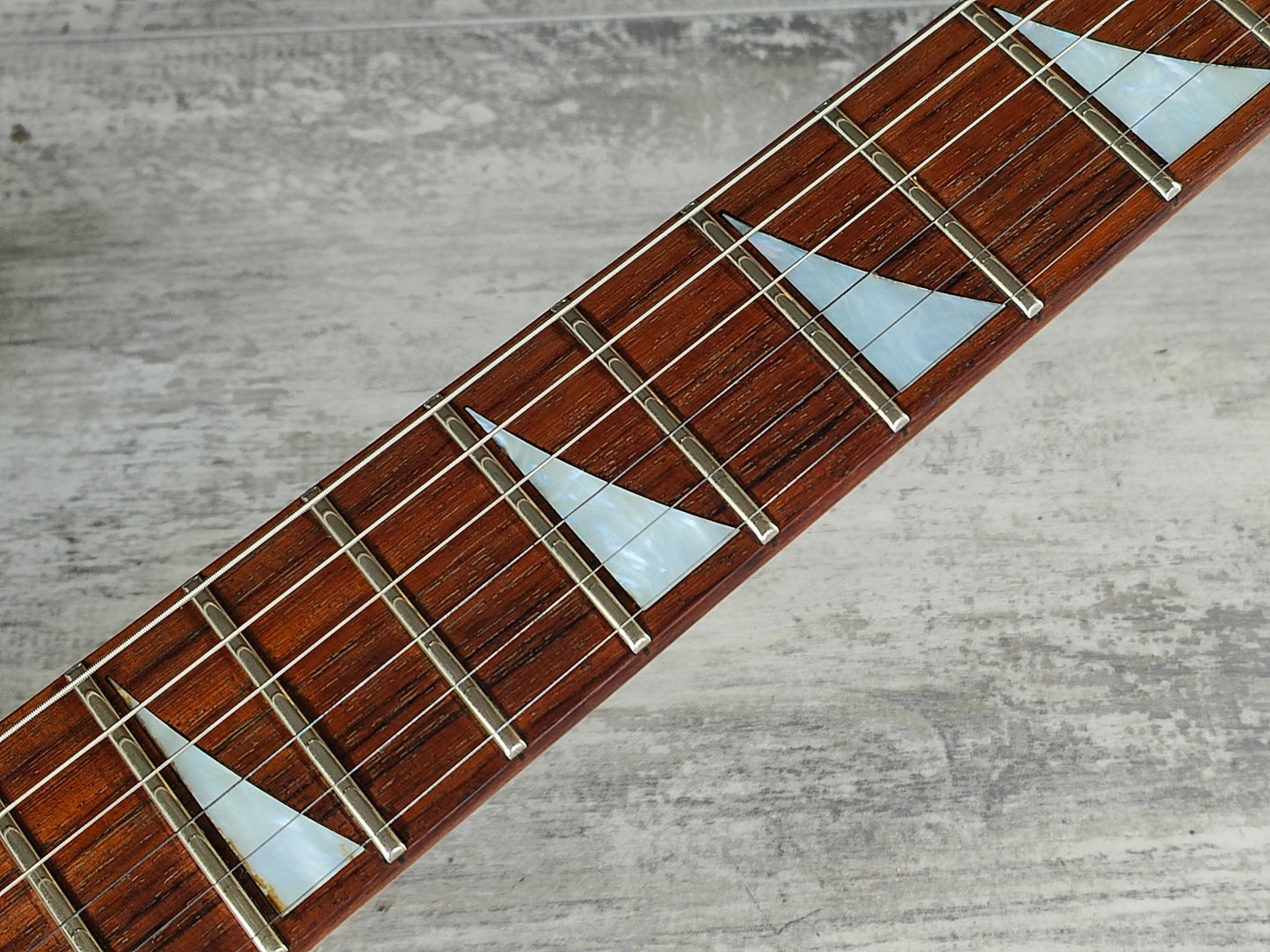 2005 Grover Jackson Stars Japan DK-03 HH Reverse Headstock Dinky (Amber Sunburst)