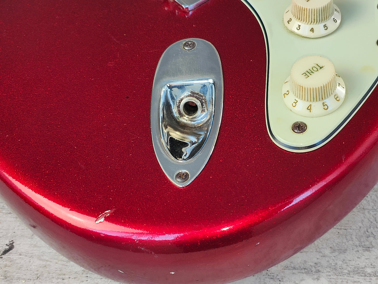2002 Fender USA Stratocaster Partscaster (Metallic Sparkle Red)