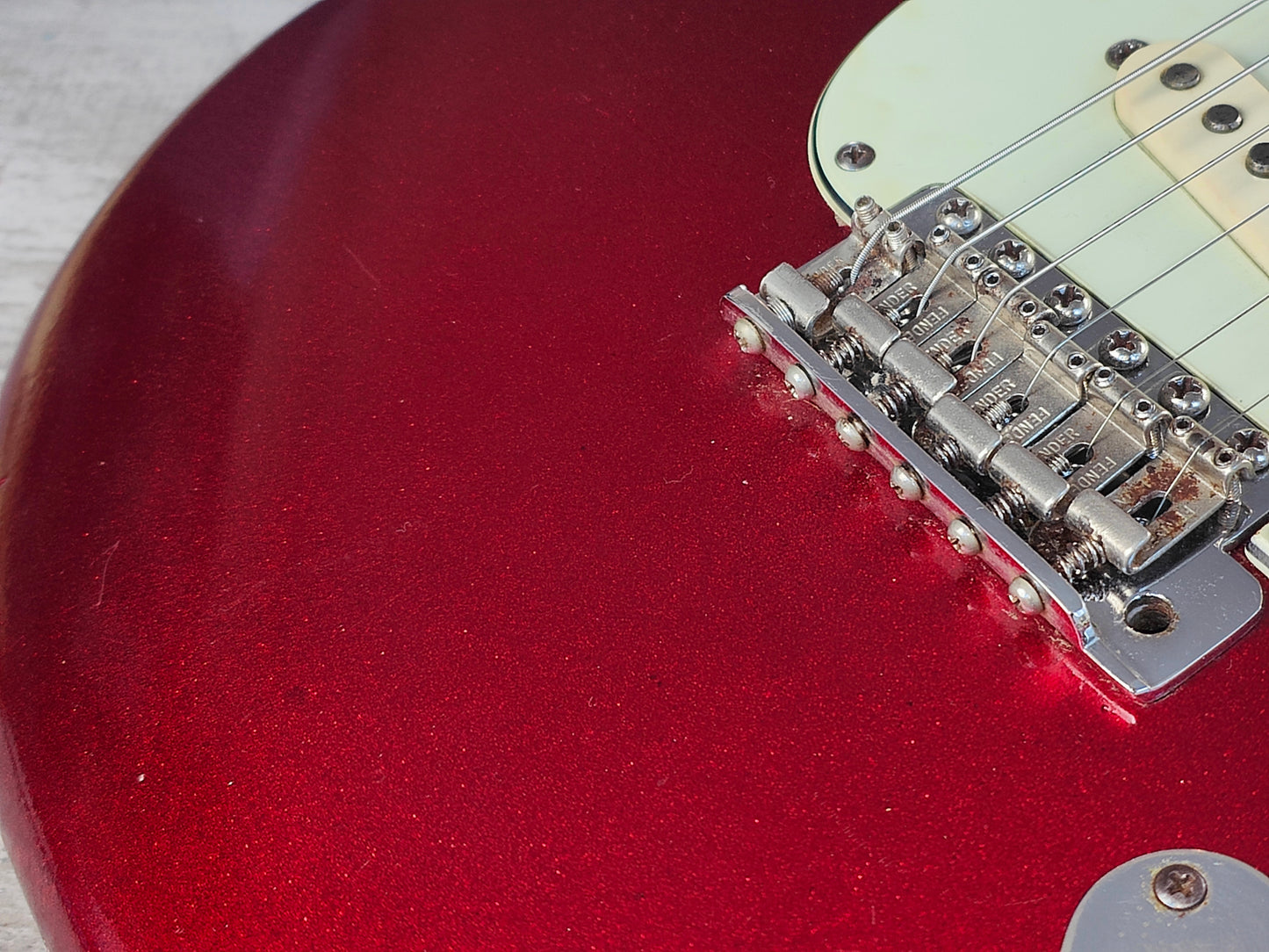2002 Fender USA Stratocaster Partscaster (Metallic Sparkle Red)