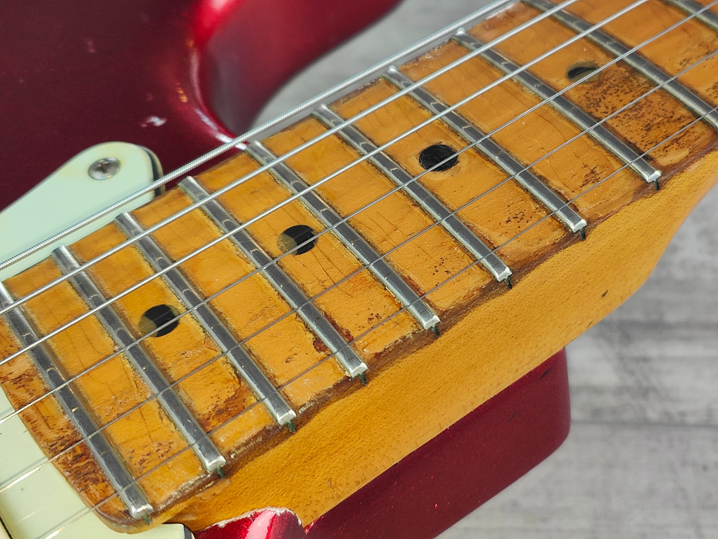 2002 Fender USA Stratocaster Partscaster (Metallic Sparkle Red)