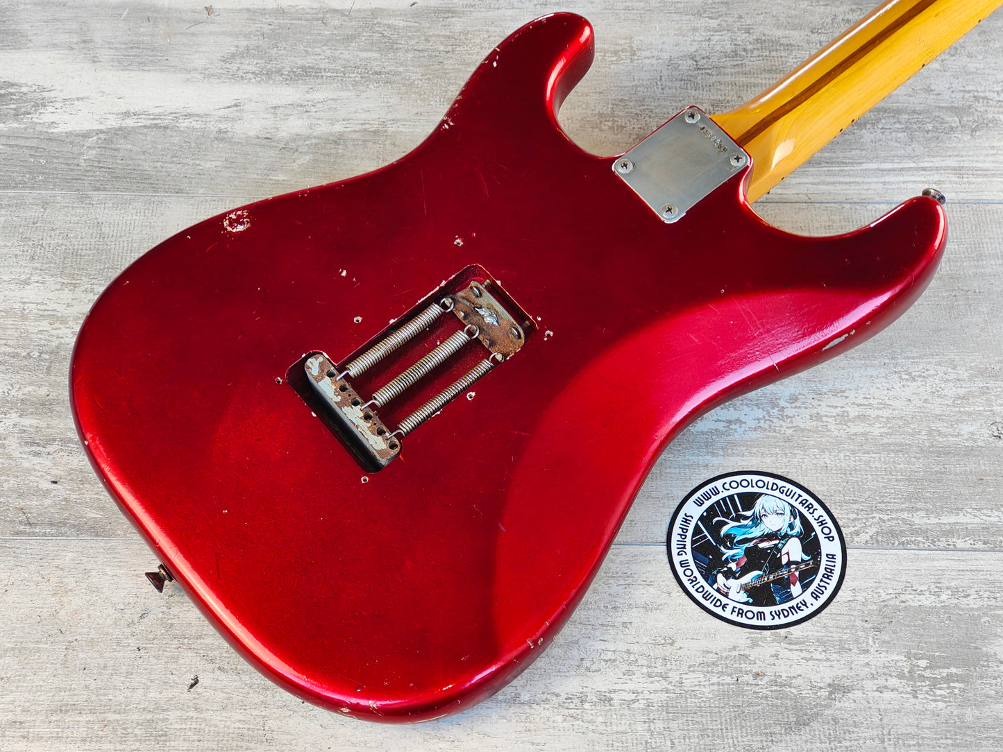 2002 Fender USA Stratocaster Partscaster (Metallic Sparkle Red)