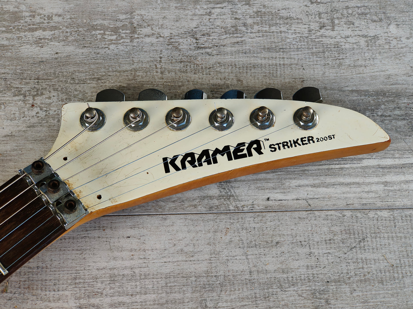1980's Kramer Striker 200ST HH Superstrat (Aged White)
