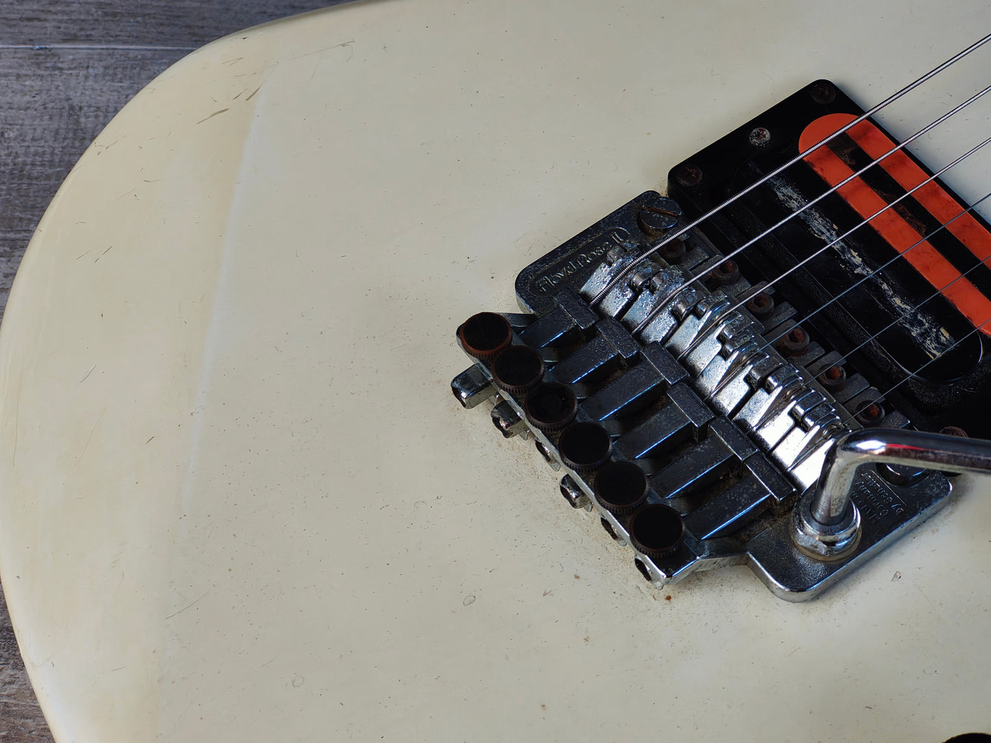 1980's Kramer Striker 200ST HH Superstrat (Aged White)