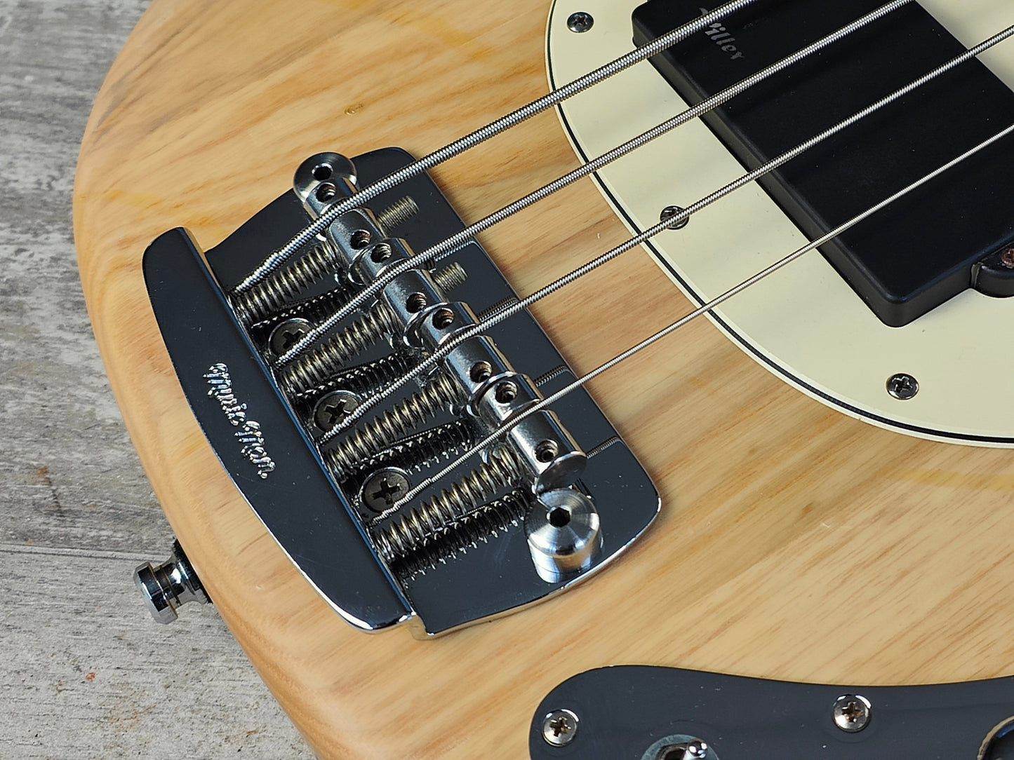 1999 Ernie Ball Music Man USA Stingray Bass (Natural)