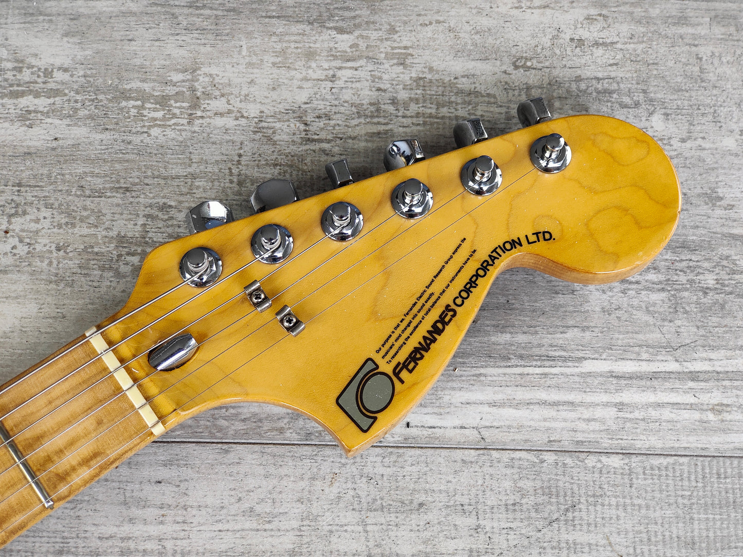 1978 Fernandes Japan FST-70 Scalloped Vintage Stratocaster (Vintage White)