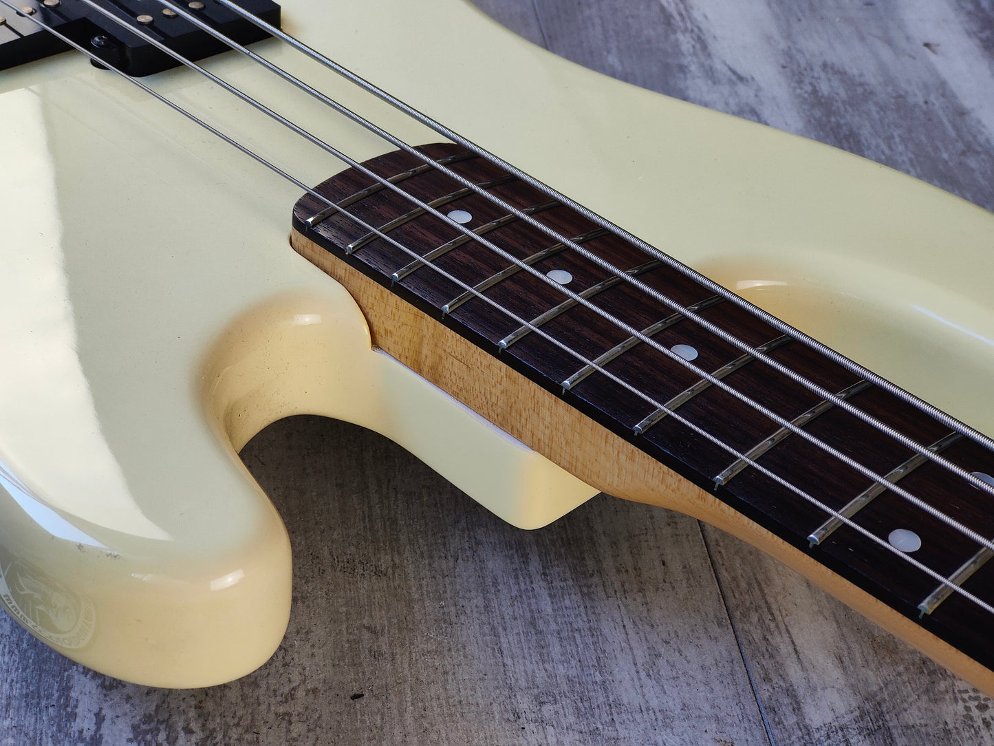 1987 Fender Japan "Jazz Bass Special" Duff McKagen Bass (Aged White)