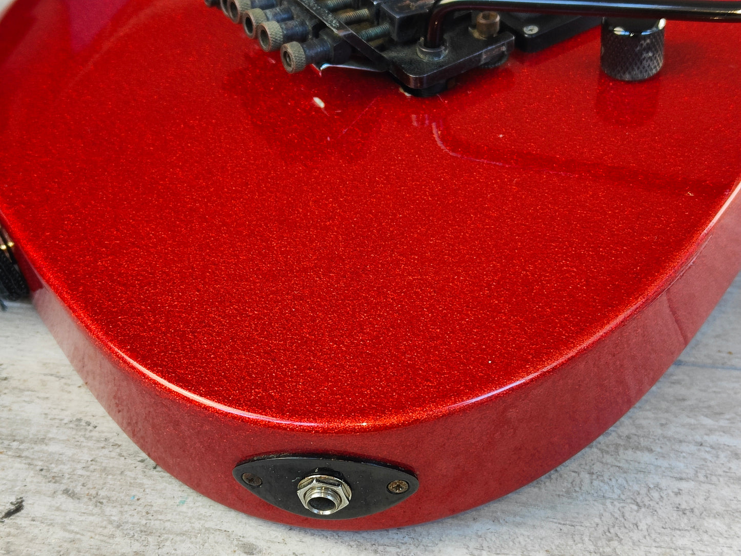 1989 Charvel Model 5A Neckthrough Superstrat w/Bareknuckle (Metallic Red)