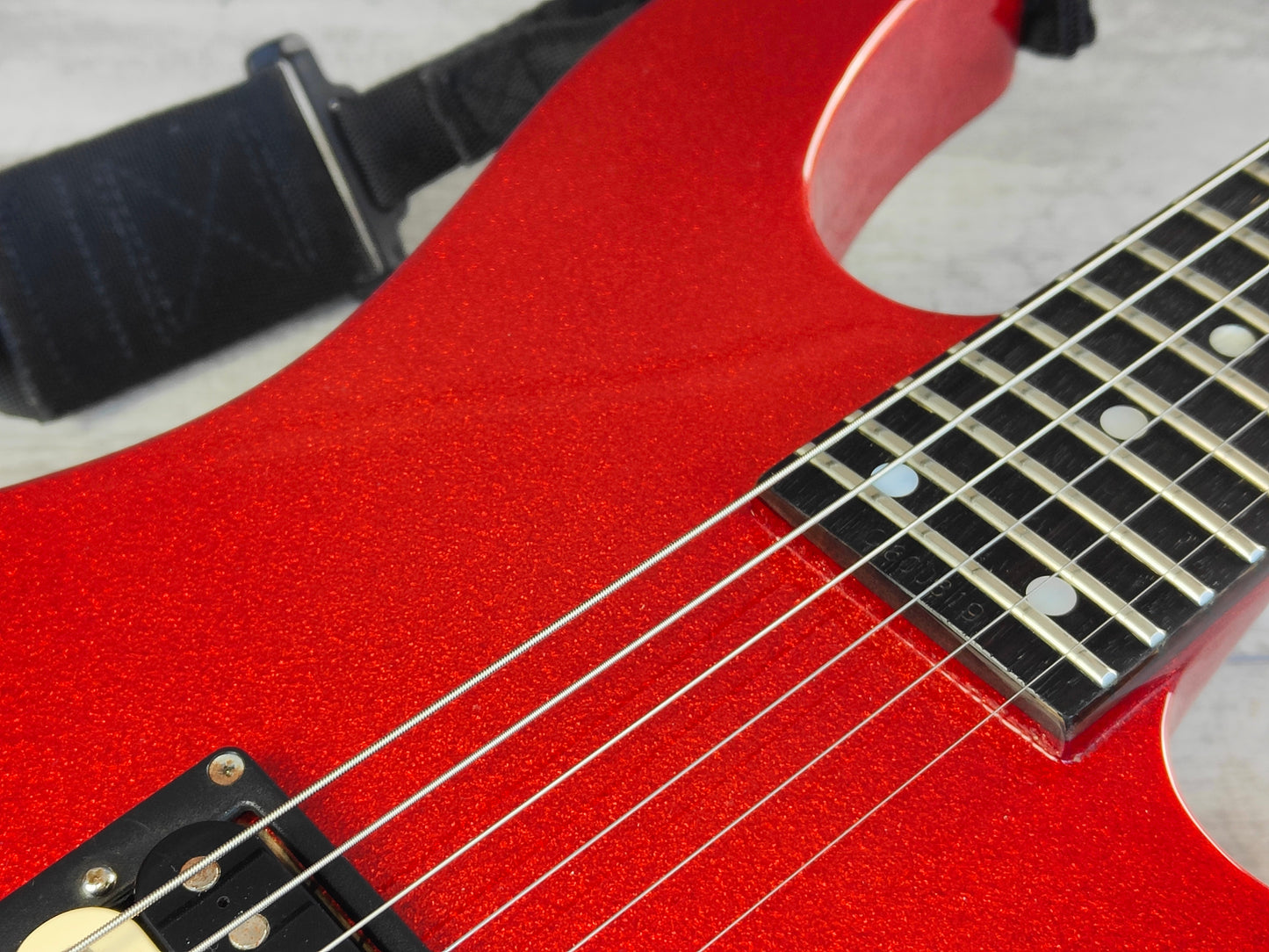 1989 Charvel Model 5A Neckthrough Superstrat w/Bareknuckle (Metallic Red)