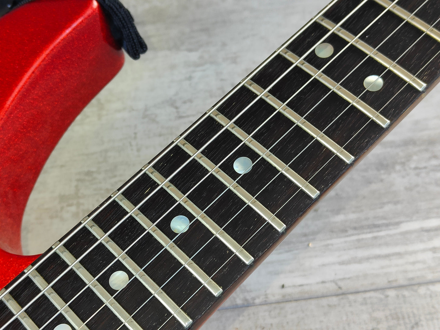 1989 Charvel Model 5A Neckthrough Superstrat w/Bareknuckle (Metallic Red)