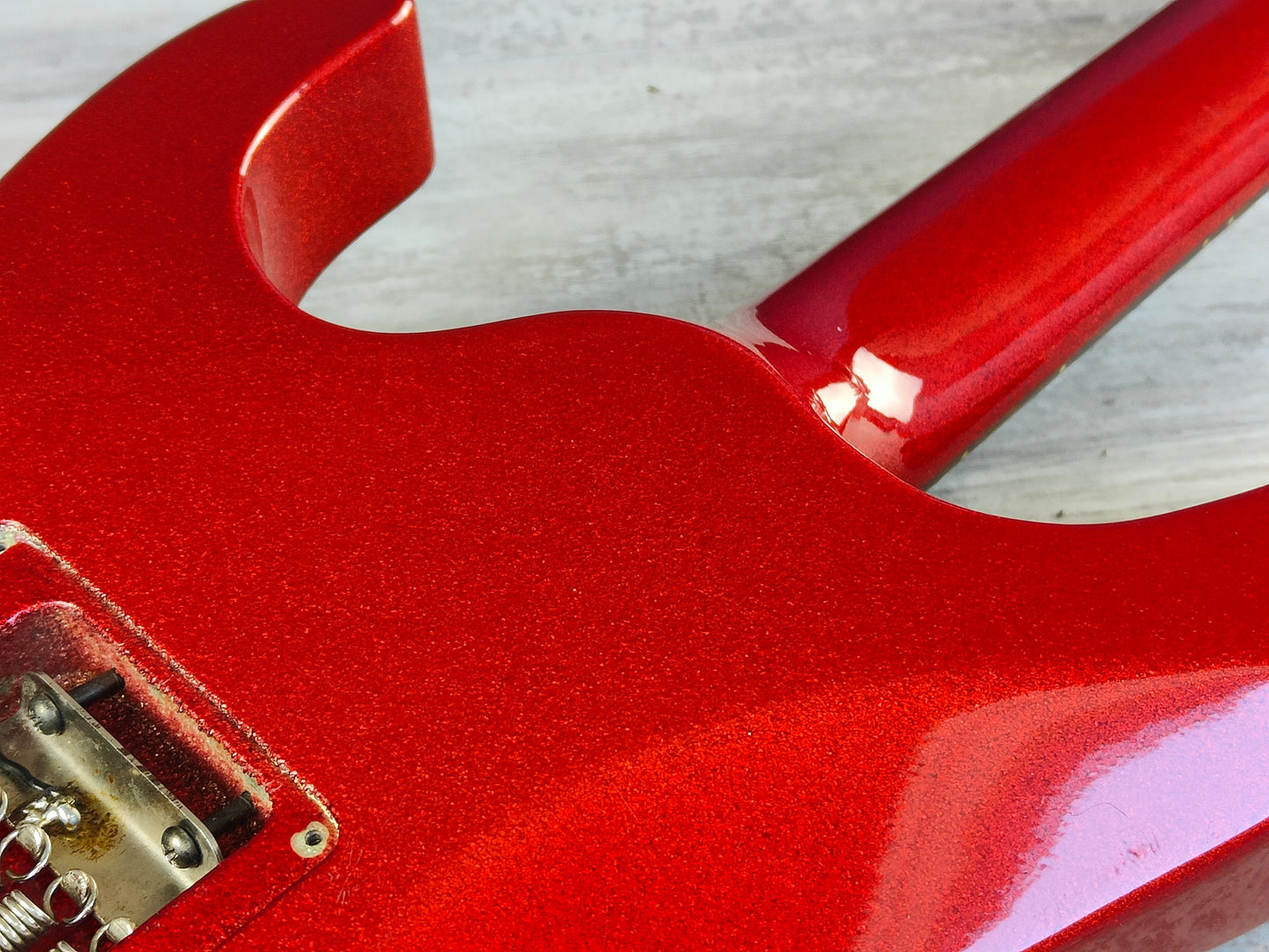 1989 Charvel Model 5A Neckthrough Superstrat w/Bareknuckle (Metallic Red)