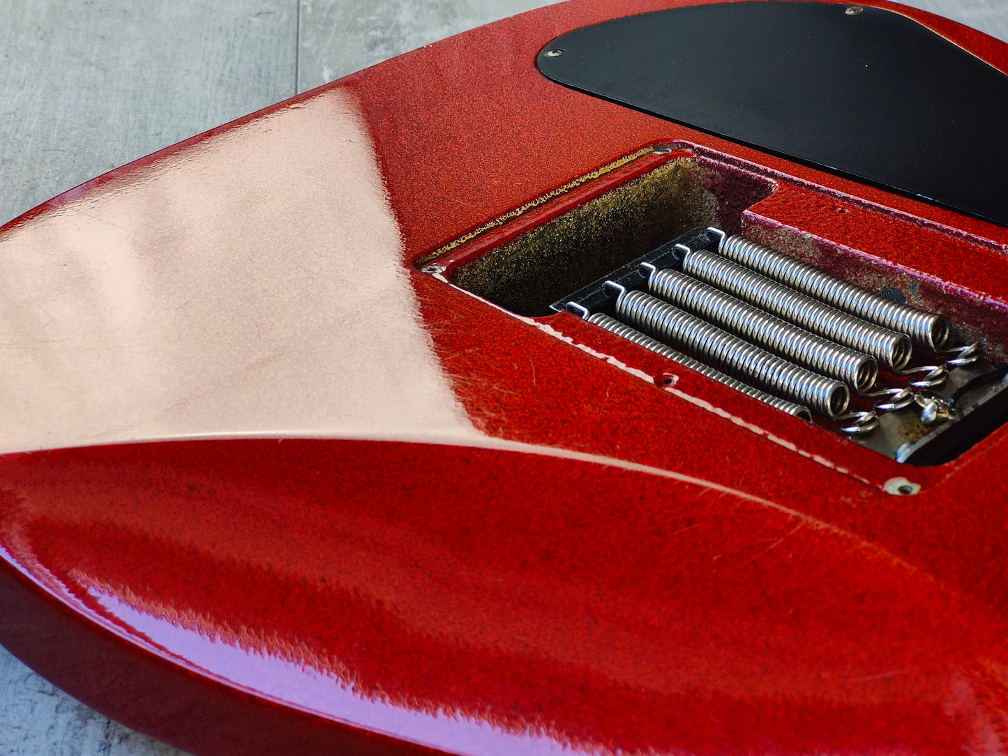 1989 Charvel Model 5A Neckthrough Superstrat w/Bareknuckle (Metallic Red)