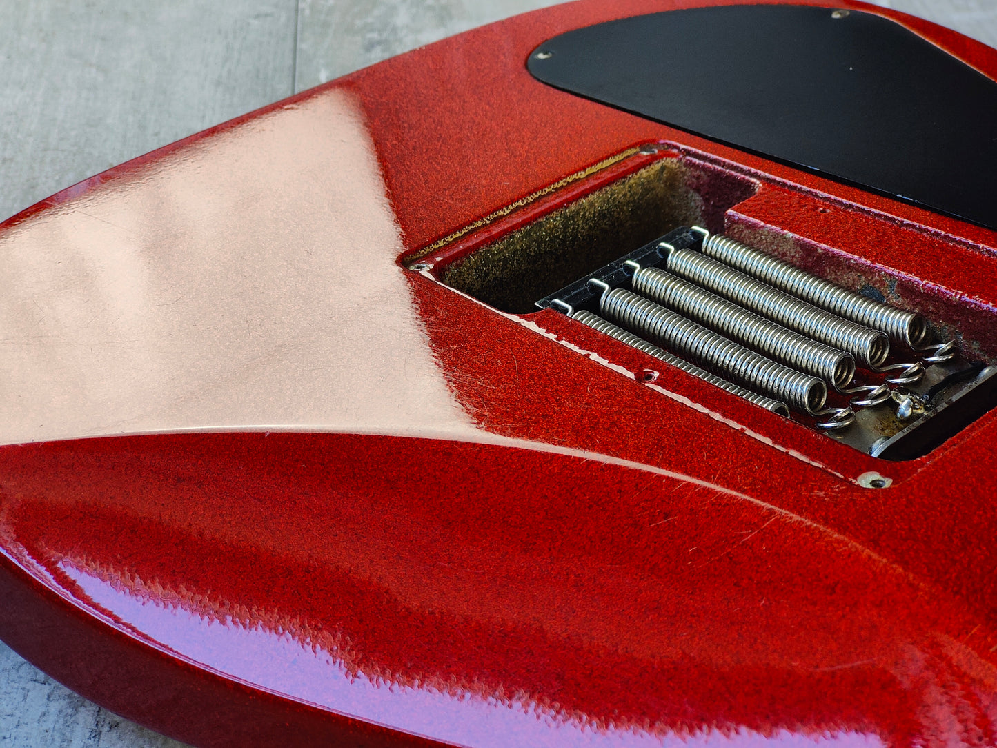 1989 Charvel Model 5A Neckthrough Superstrat w/Bareknuckle (Metallic Red)