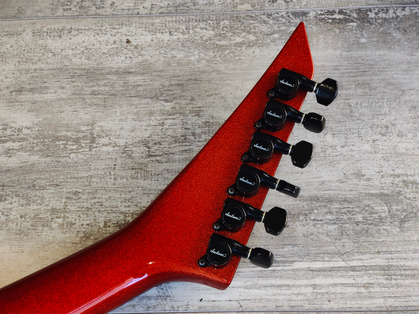 1989 Charvel Model 5A Neckthrough Superstrat w/Bareknuckle (Metallic Red)