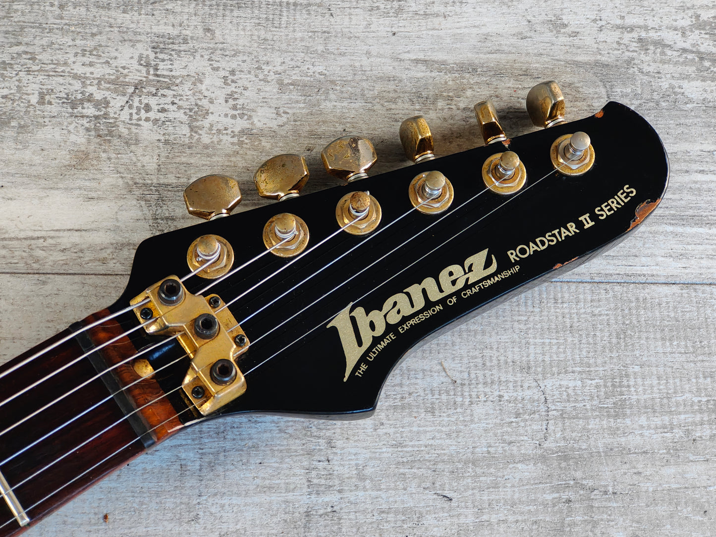 1985 Ibanez Japan RS520 Roadstar II Vintage Electric Guitar (Black)