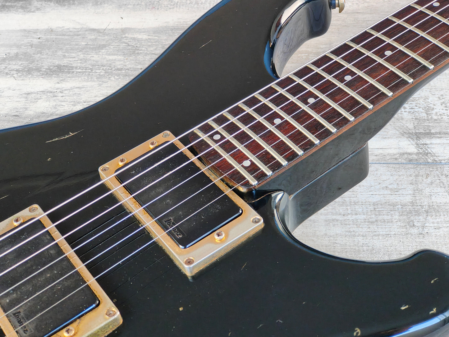 1985 Ibanez Japan RS520 Roadstar II Vintage Electric Guitar (Black)