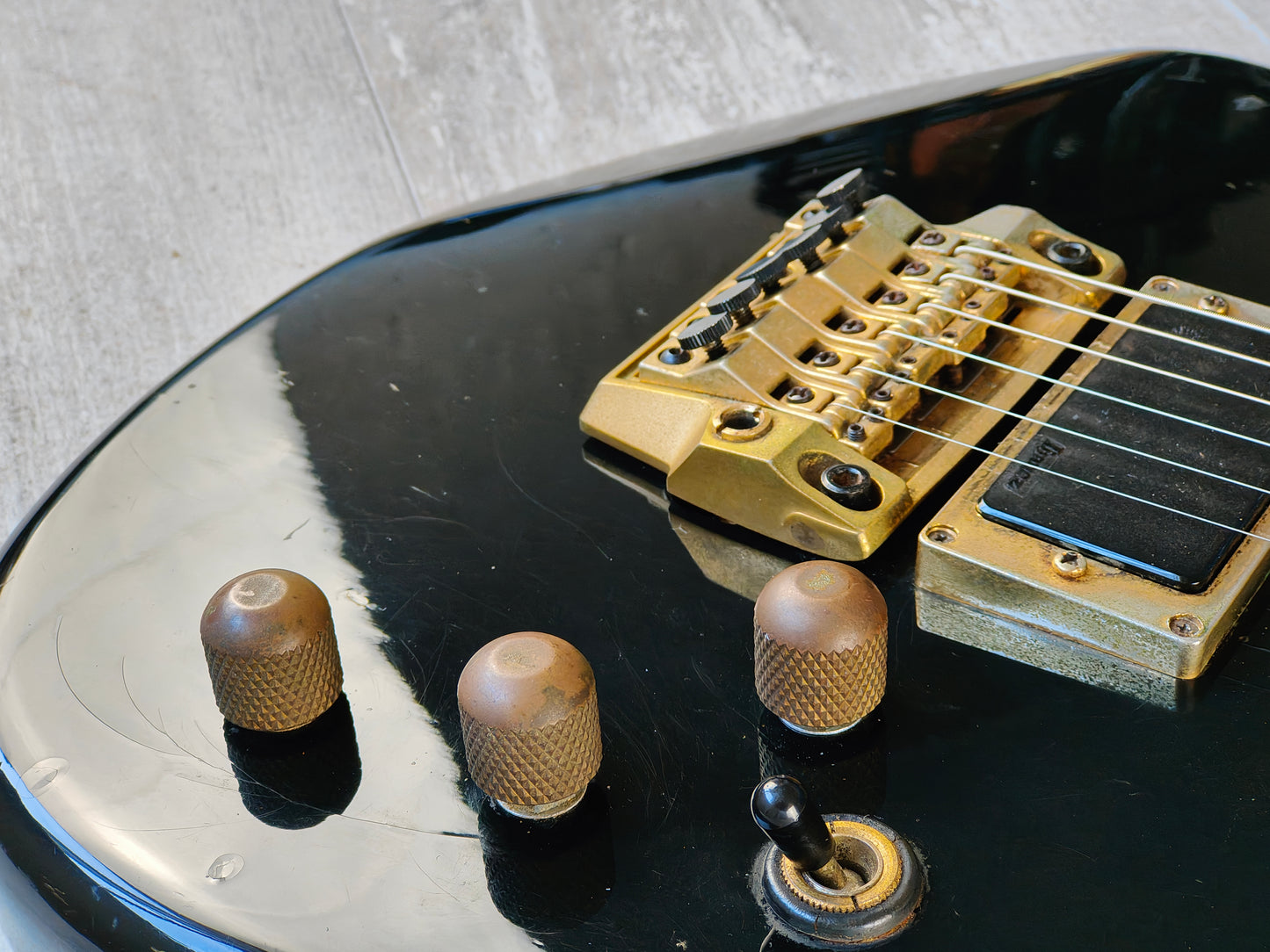 1985 Ibanez Japan RS520 Roadstar II Vintage Electric Guitar (Black)