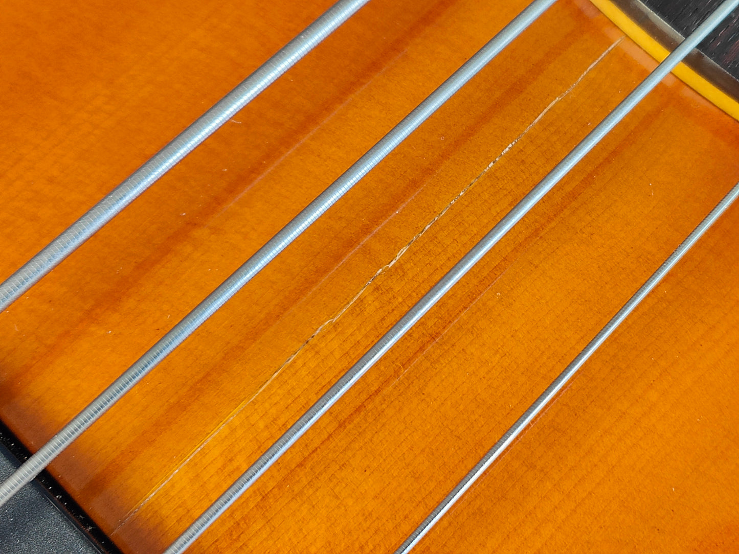 1991 Fender Japan PBAC-100FL Fretless Thinline Electric/Acoustic Precision Bass (Sunburst)