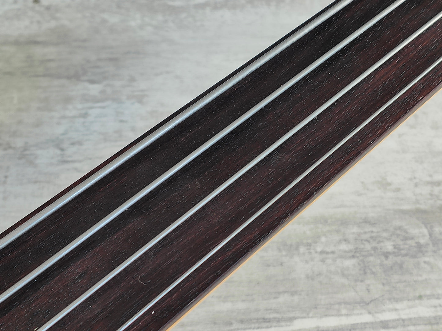 1991 Fender Japan PBAC-100FL Fretless Thinline Electric/Acoustic Precision Bass (Sunburst)