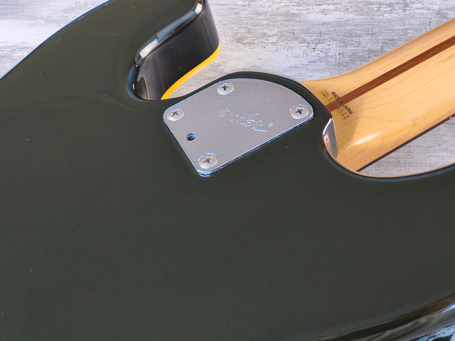 1991 Fender Japan PBAC-100FL Fretless Thinline Electric/Acoustic Precision Bass (Sunburst)