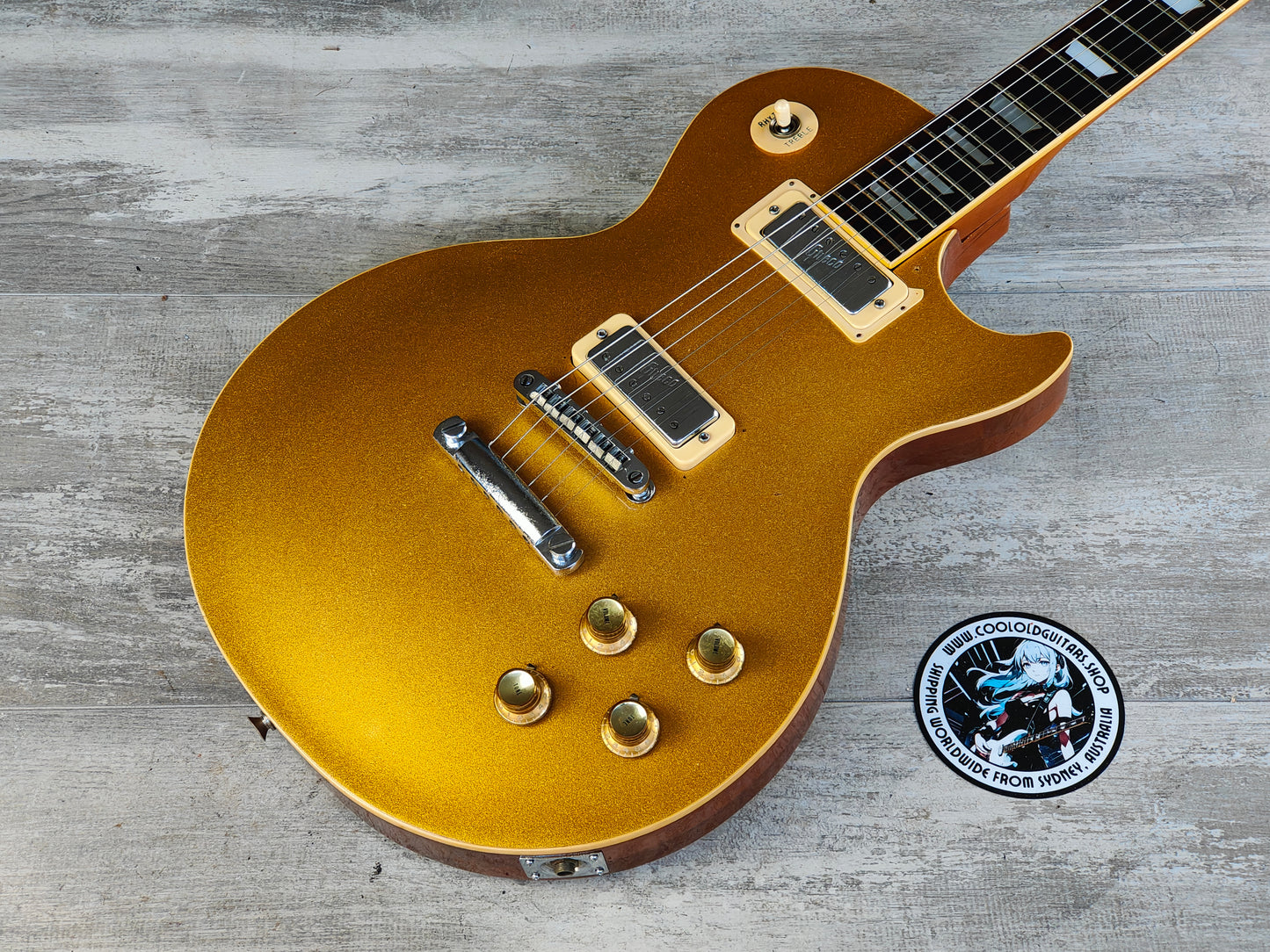 1974 Greco Japan EG-550GS Goldtop Les Paul Deluxe w/Mini Humbuckers