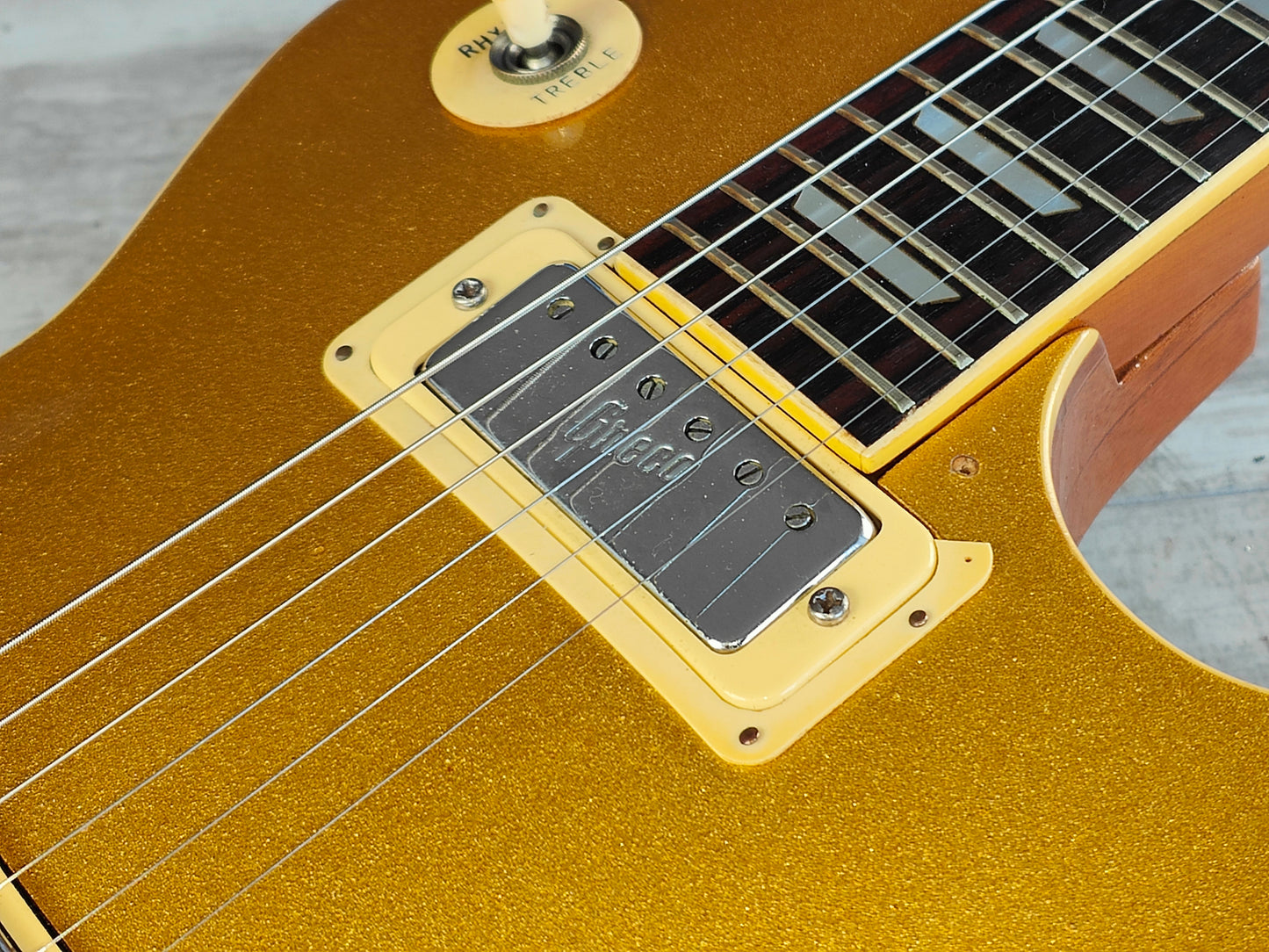 1974 Greco Japan EG-550GS Goldtop Les Paul Deluxe w/Mini Humbuckers