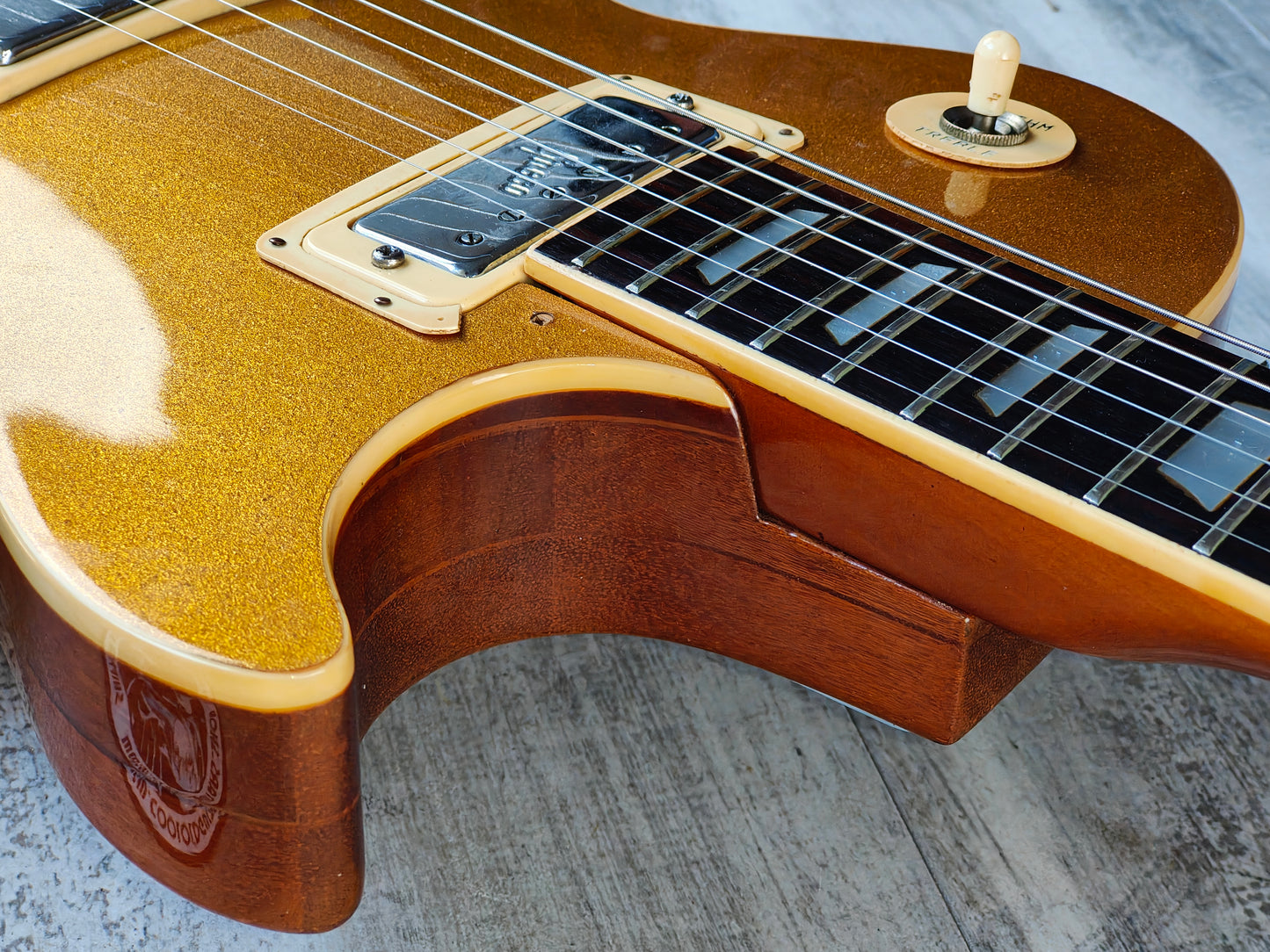 1974 Greco Japan EG-550GS Goldtop Les Paul Deluxe w/Mini Humbuckers