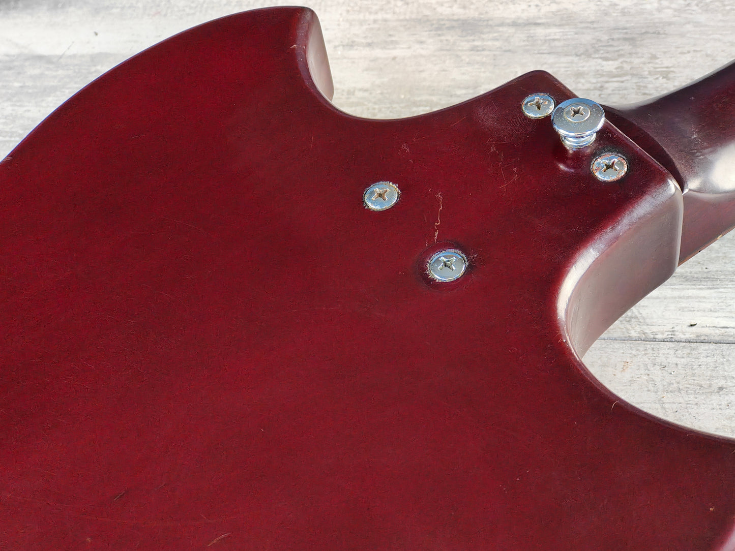 1973 Yamaha Japan SG-35 Double Cutaway SG (Wine Red)