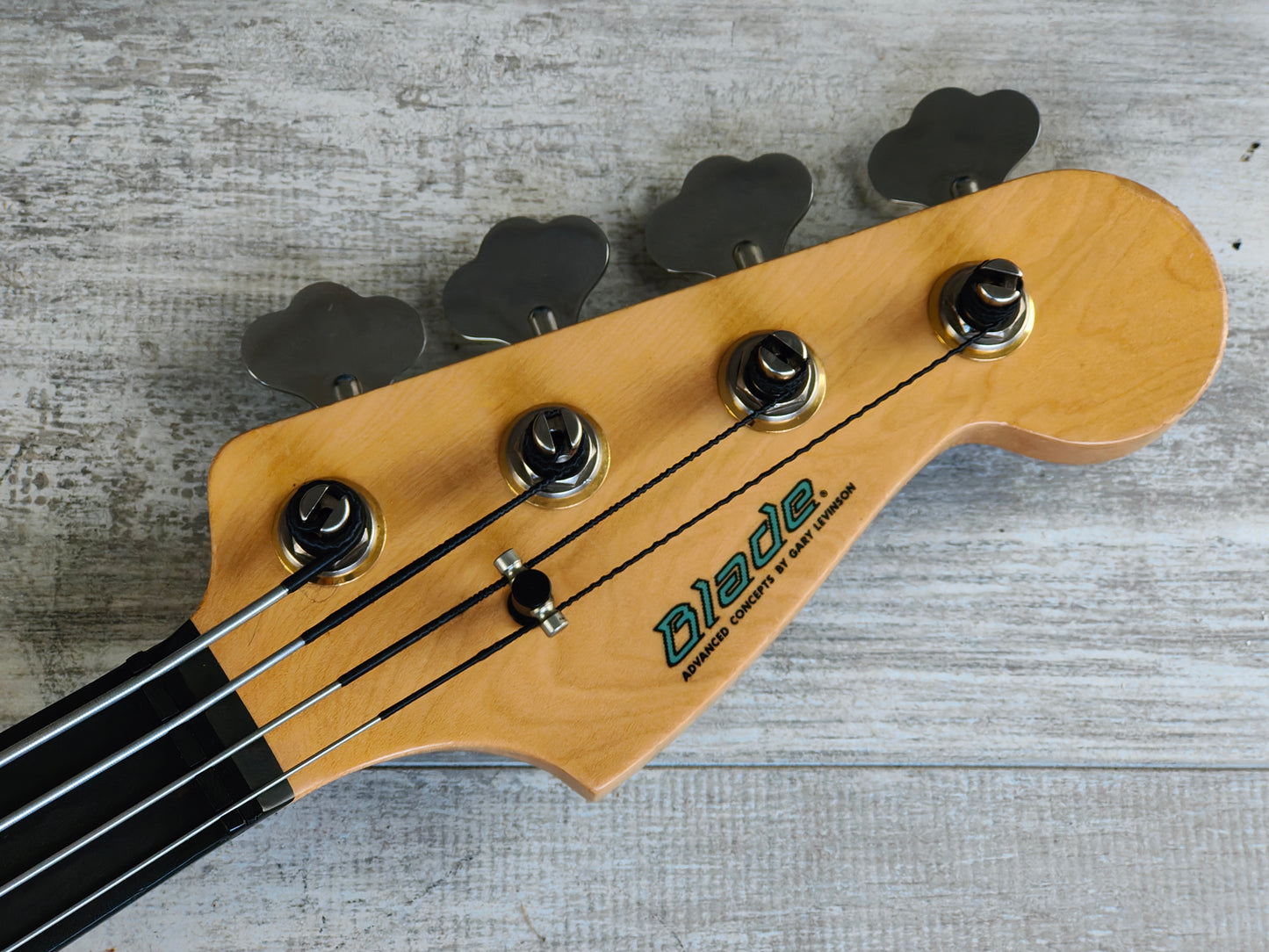 1990's Levinson Blade Japan B4 Fretless Jazz Bass (Stained Brown)