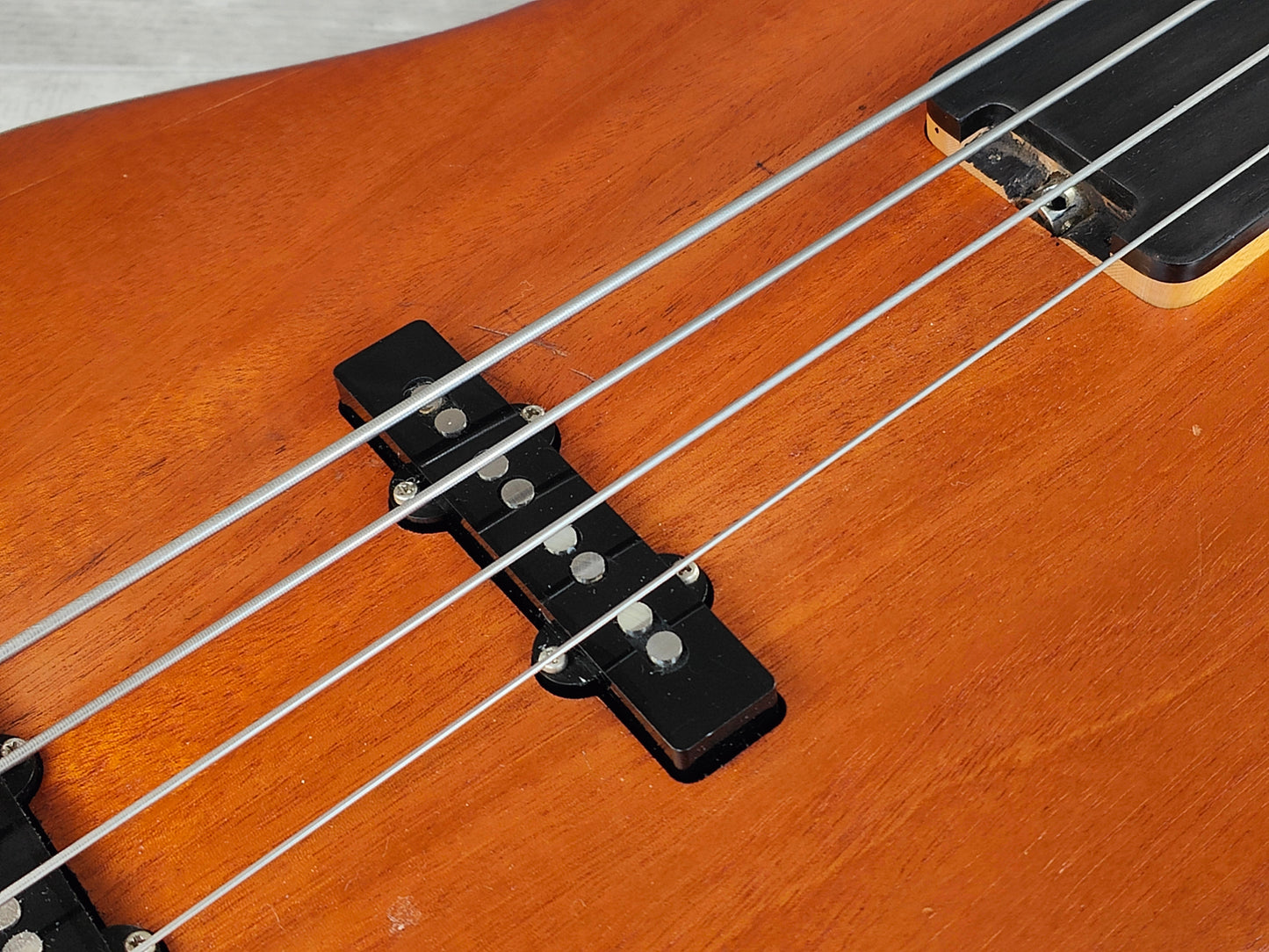 1990's Levinson Blade Japan B4 Fretless Jazz Bass (Stained Brown)