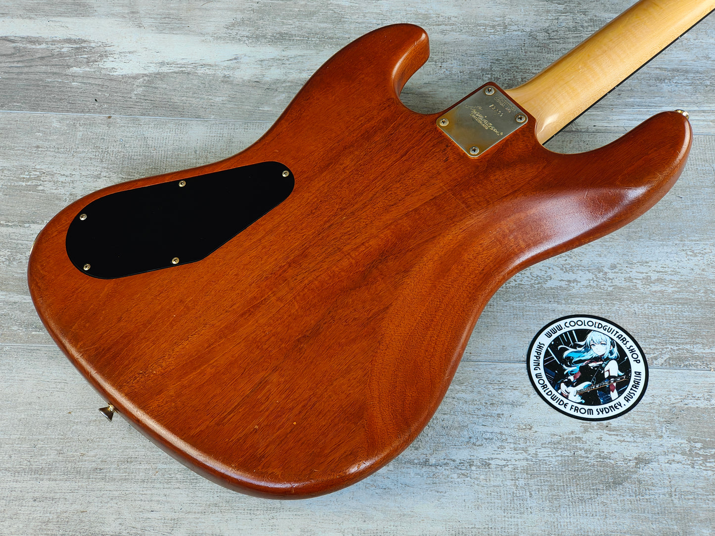 1990's Levinson Blade Japan B4 Fretless Jazz Bass (Stained Brown)