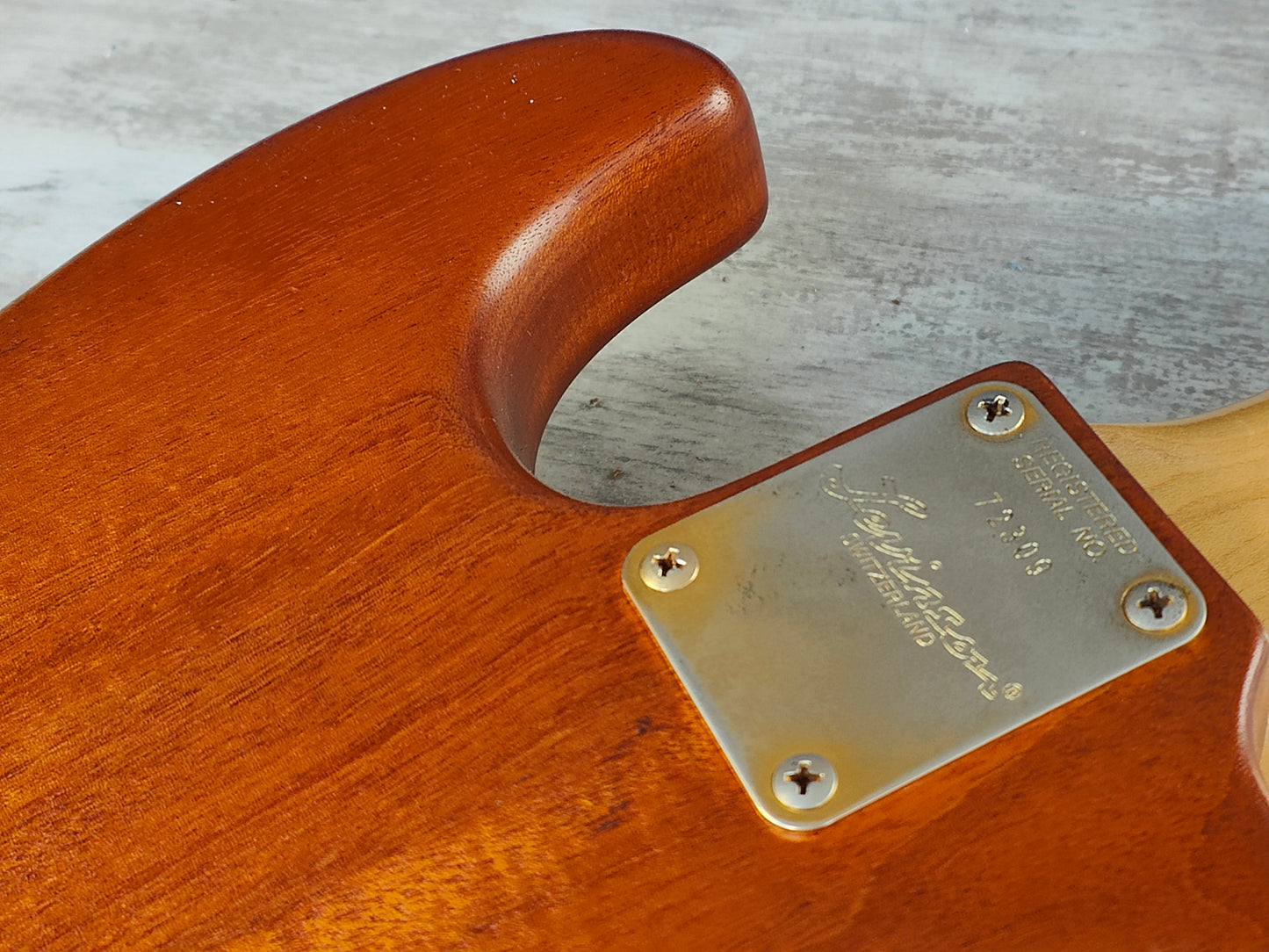 1990's Levinson Blade Japan B4 Fretless Jazz Bass (Stained Brown)