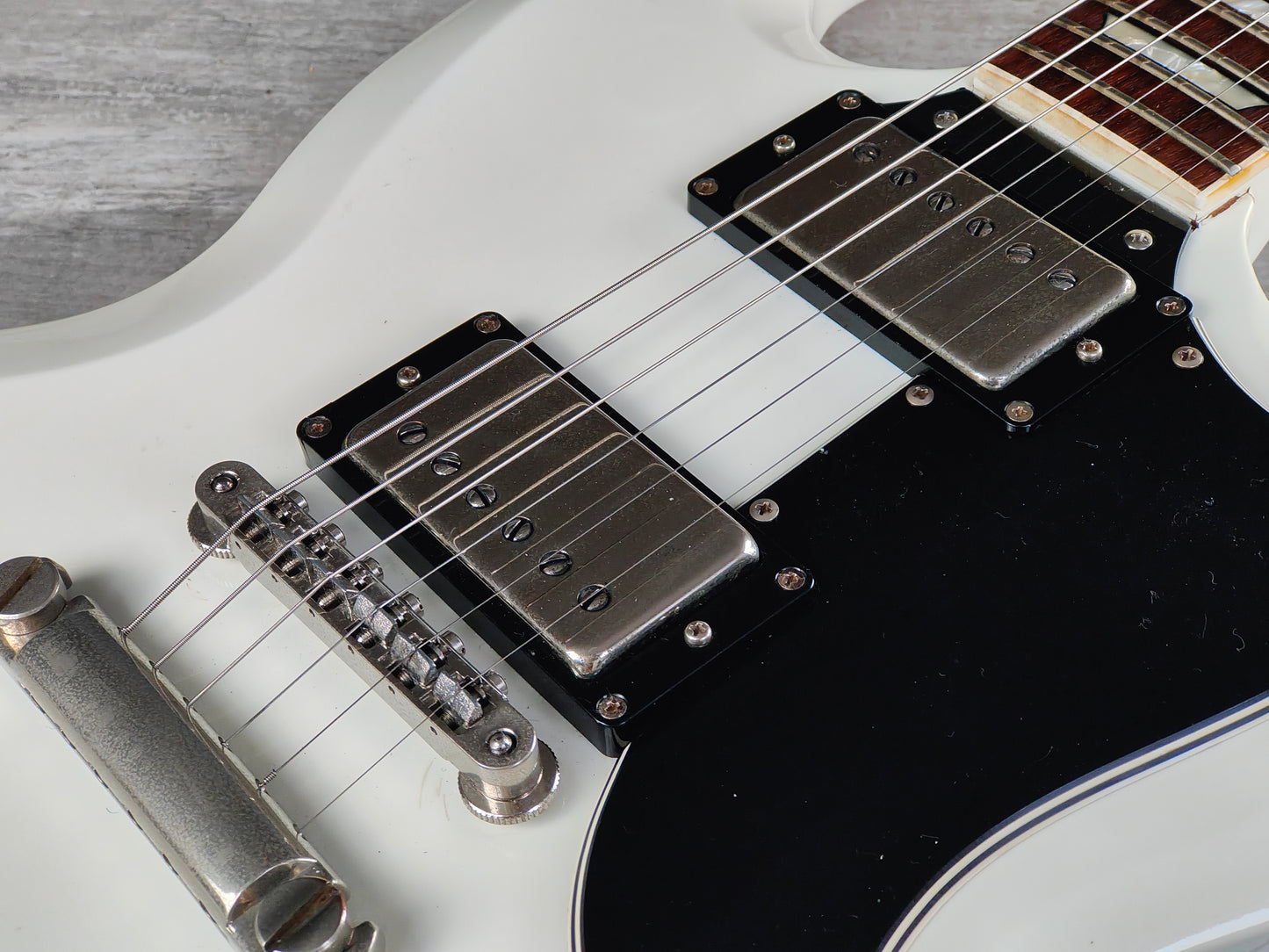 1996 Orville (Gibson) Japan SG-65 '62 Reissue SG Double Cutaway (Alpine White)