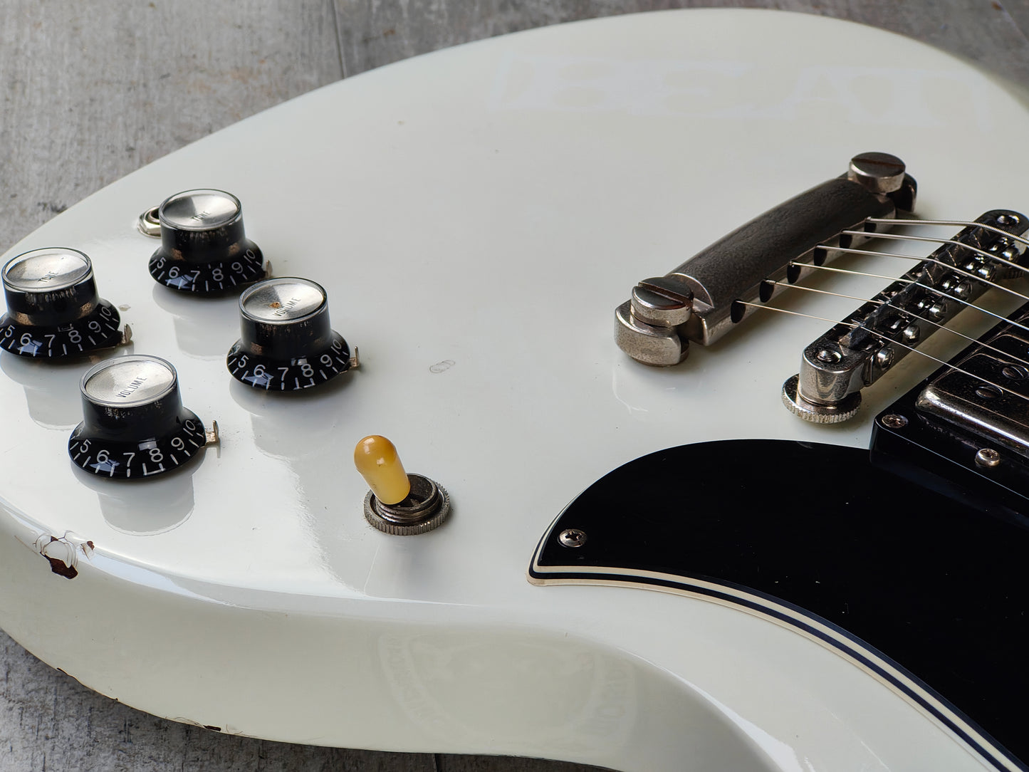 1996 Orville (Gibson) Japan SG-65 '62 Reissue SG Double Cutaway (Alpine White)