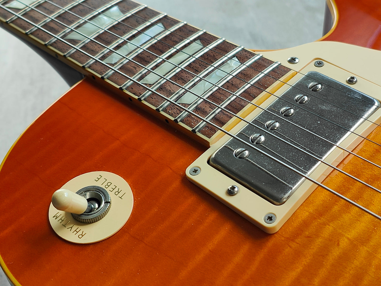 2003 Epiphone Japan Elite Les Paul Standard Plus (Faded Cherry Sunburst)