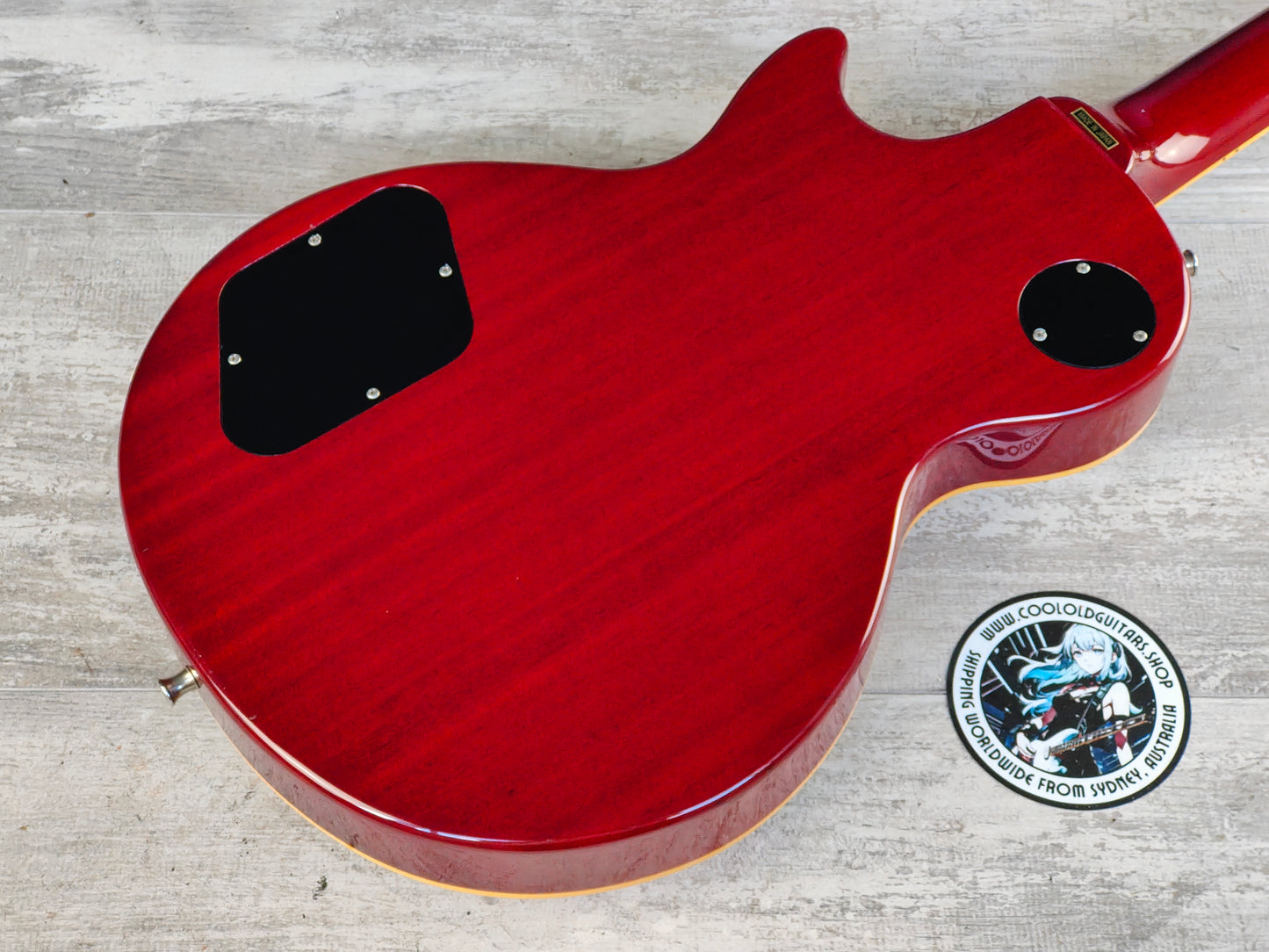 2003 Epiphone Japan Elite Les Paul Standard Plus (Faded Cherry Sunburst)
