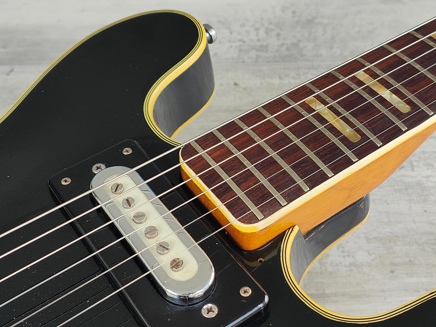 1960's Greco Japan EG-135 Hollowbody Electric Guitar (Black)
