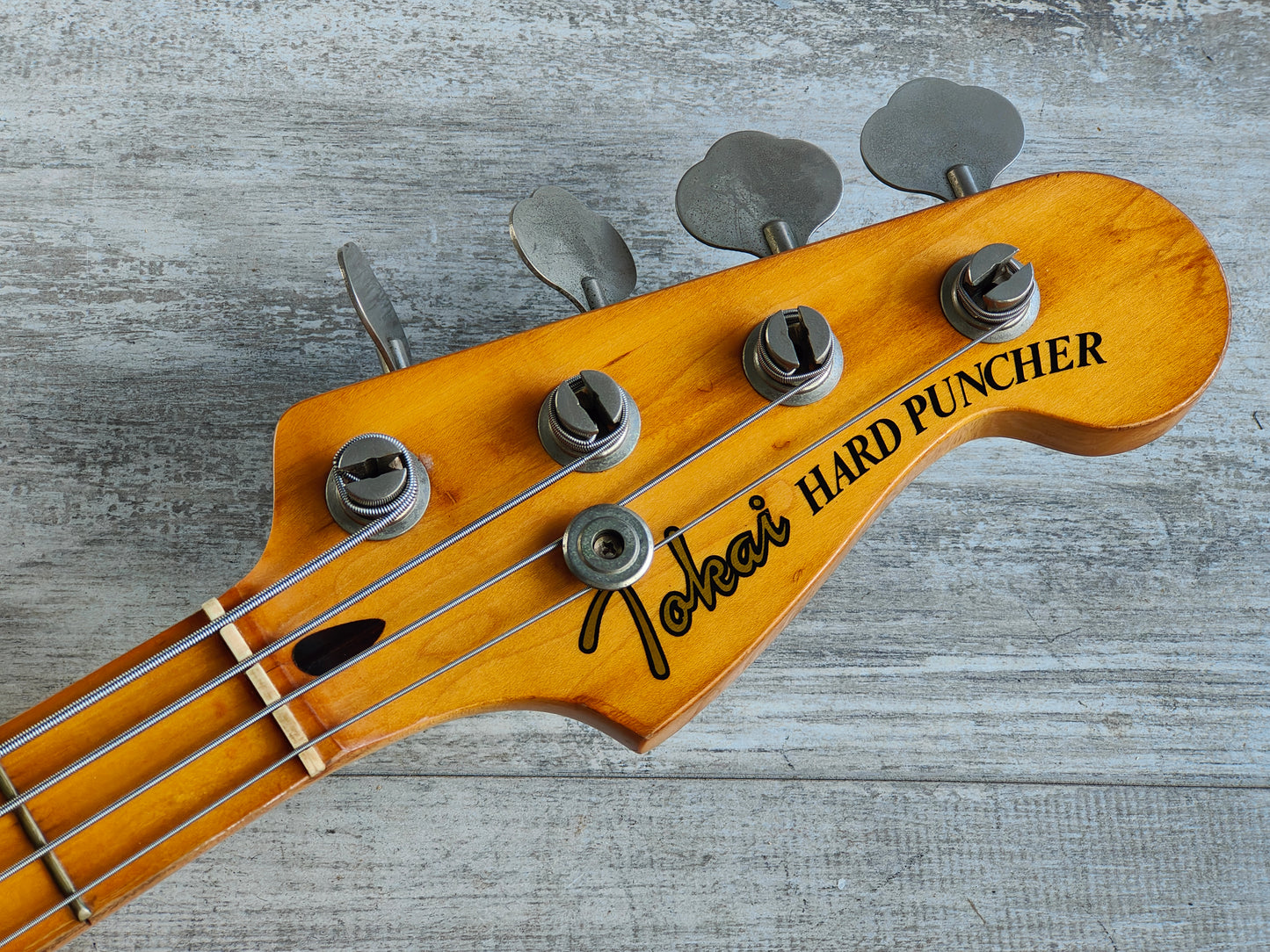 1980 Tokai Japan PB Hard Puncher Precision Bass (Curly Natural Ash)