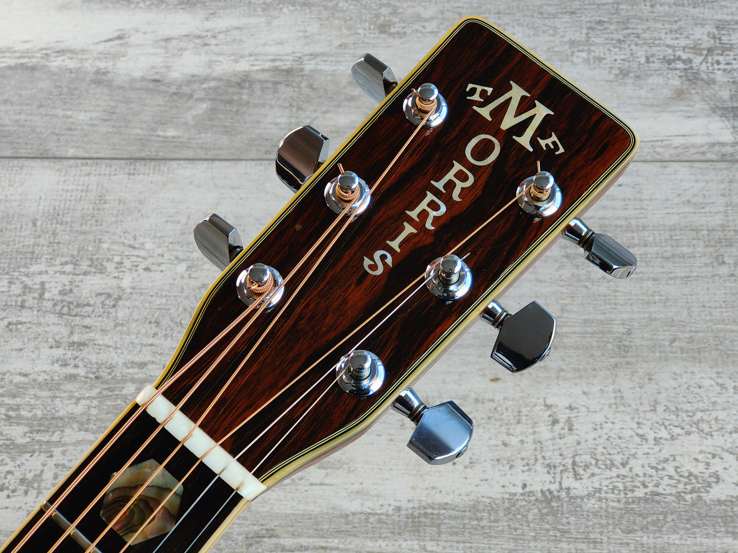 1980's Morris W-60 Japanese Vintage Acoustic Dreadnought "Hummingbird" (Natural)