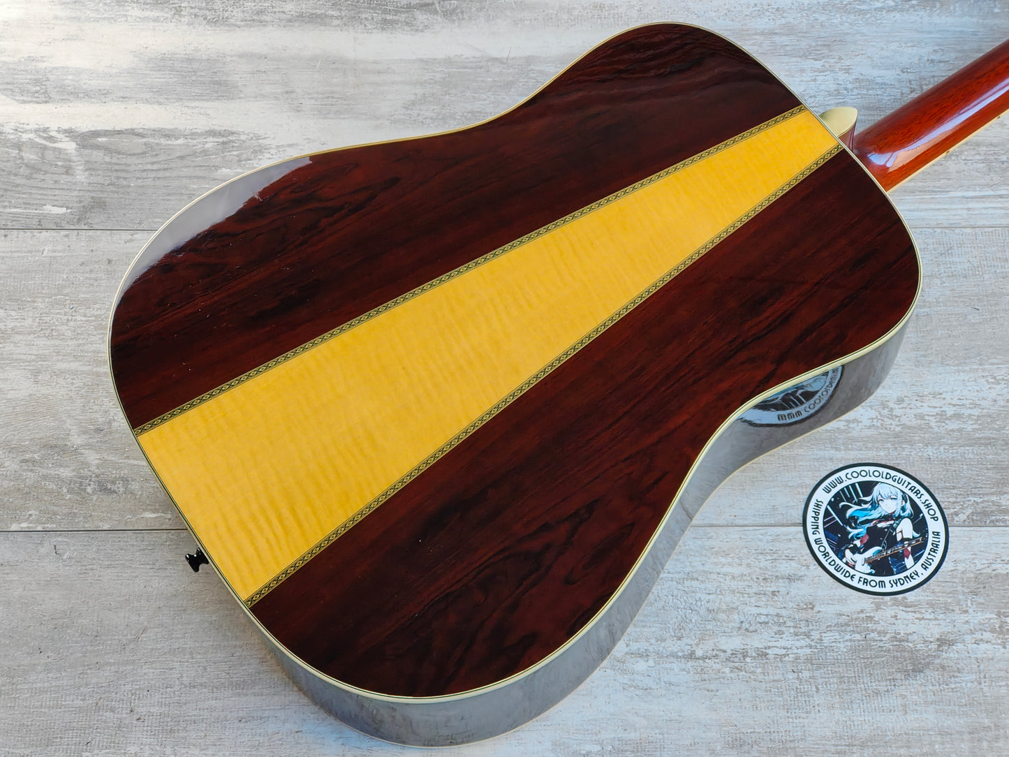 1980's Morris W-60 Japanese Vintage Acoustic Dreadnought "Hummingbird" (Natural)