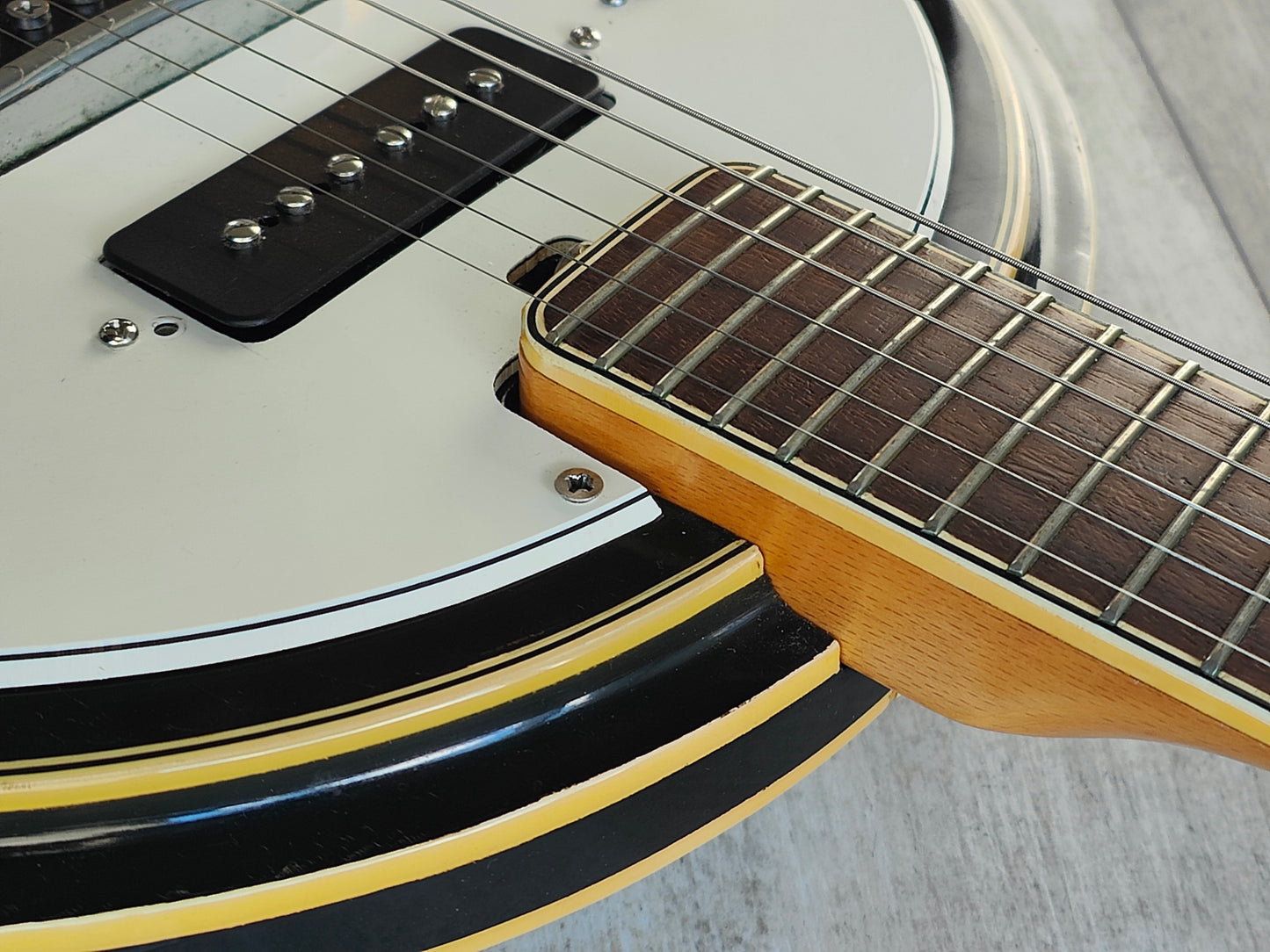 1968 Kawai Japan CB-2V "Banjitar" Electric Guitar (Round & Cute)