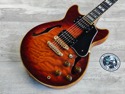 1987 Ibanez Japan AM205AV Artist Series Semi Hollowbody (Antique Violin)