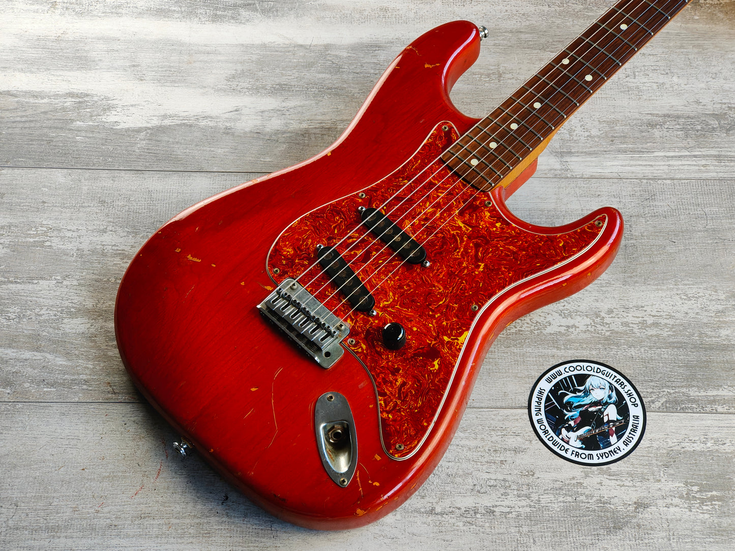 1985 Fender Japan '62 Reissue Stratocaster w/Schecter Pickups (Nitro Relic)