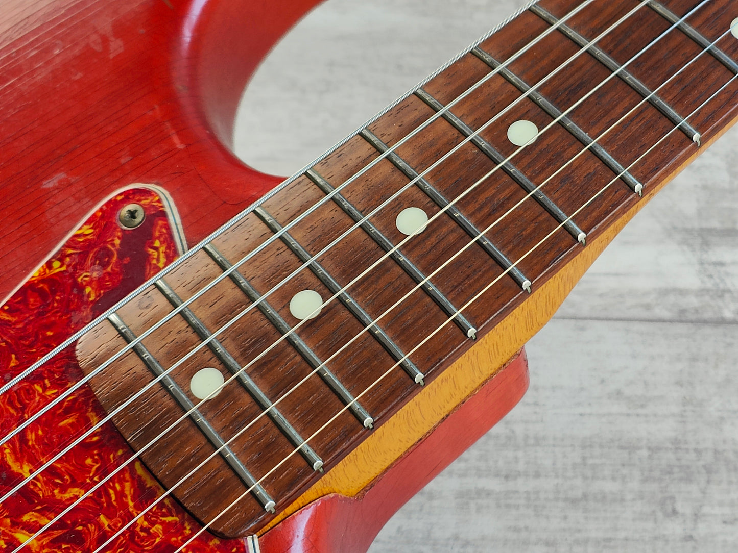 1985 Fender Japan '62 Reissue Stratocaster w/Schecter Pickups (Nitro Relic)