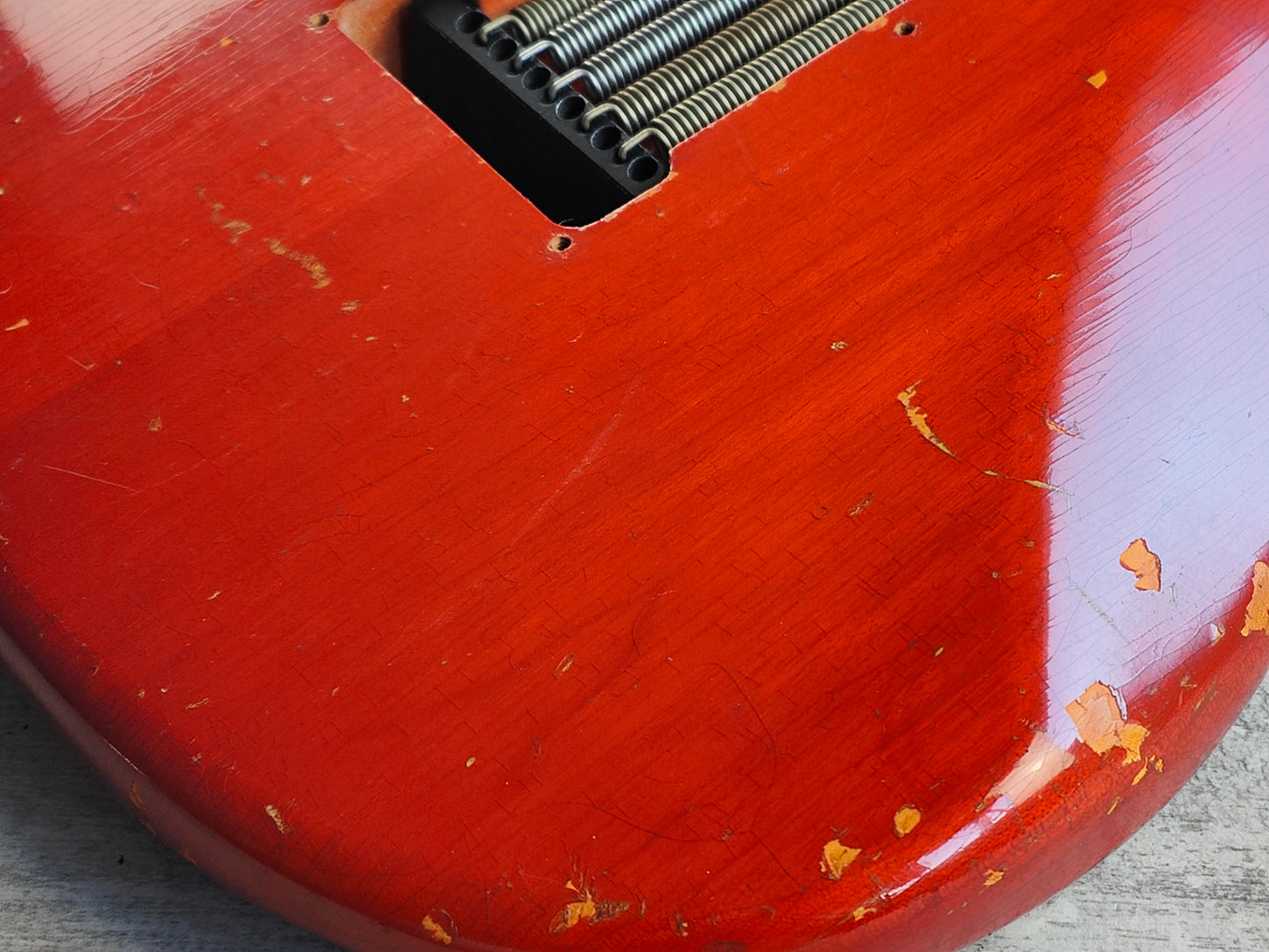 1985 Fender Japan '62 Reissue Stratocaster w/Schecter Pickups (Nitro Relic)