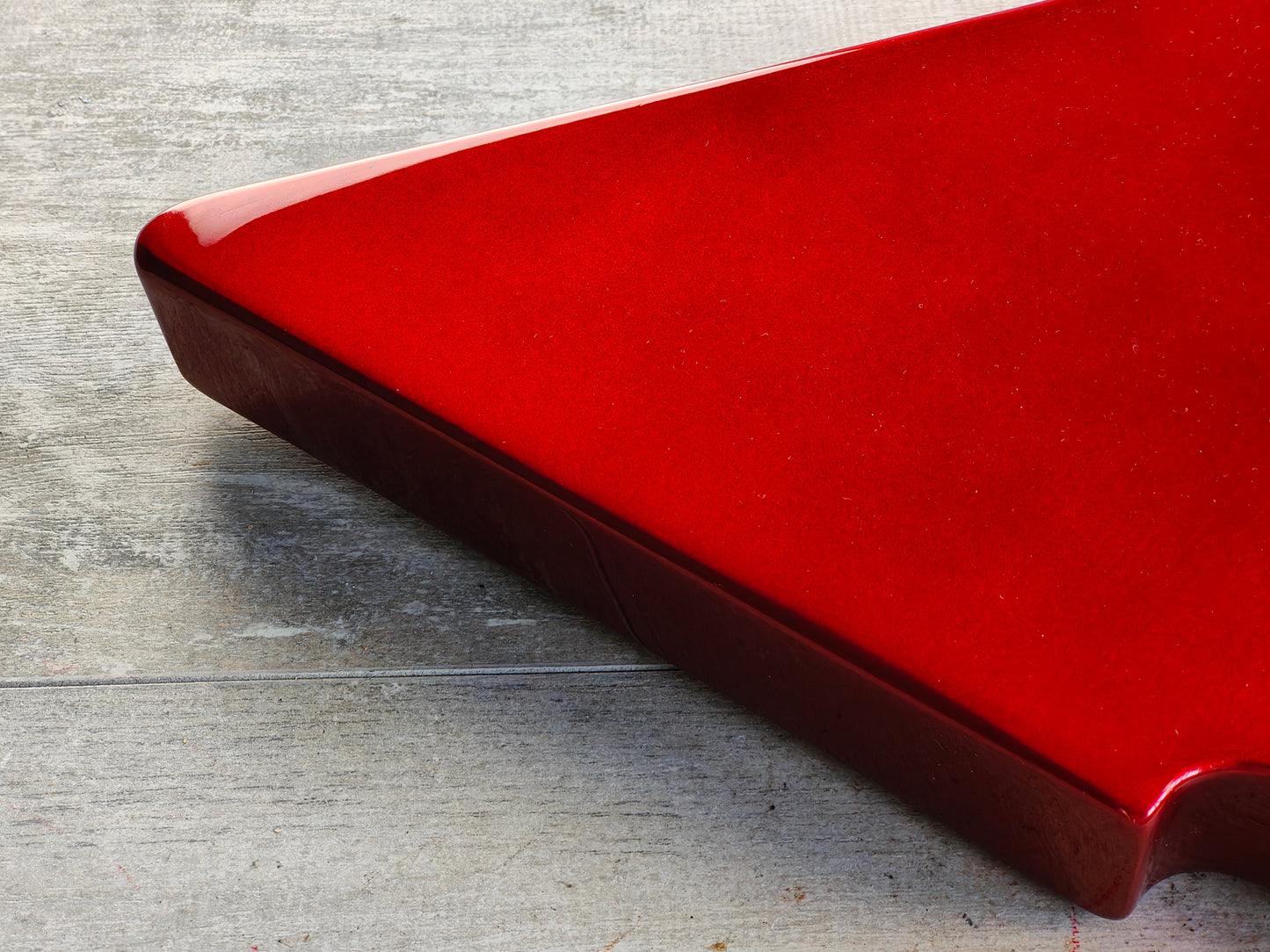 1985 Ibanez Japan DT330 Destroyer II Explorer (Fire Red) W/Case